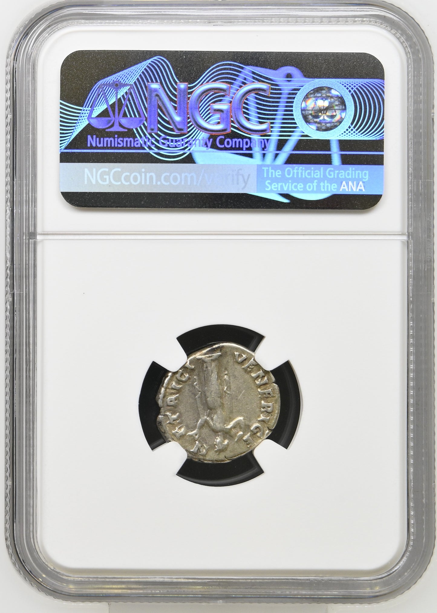 Roman Empire - Sabina - Silver Denarius - NGC VF - RIC:2576
