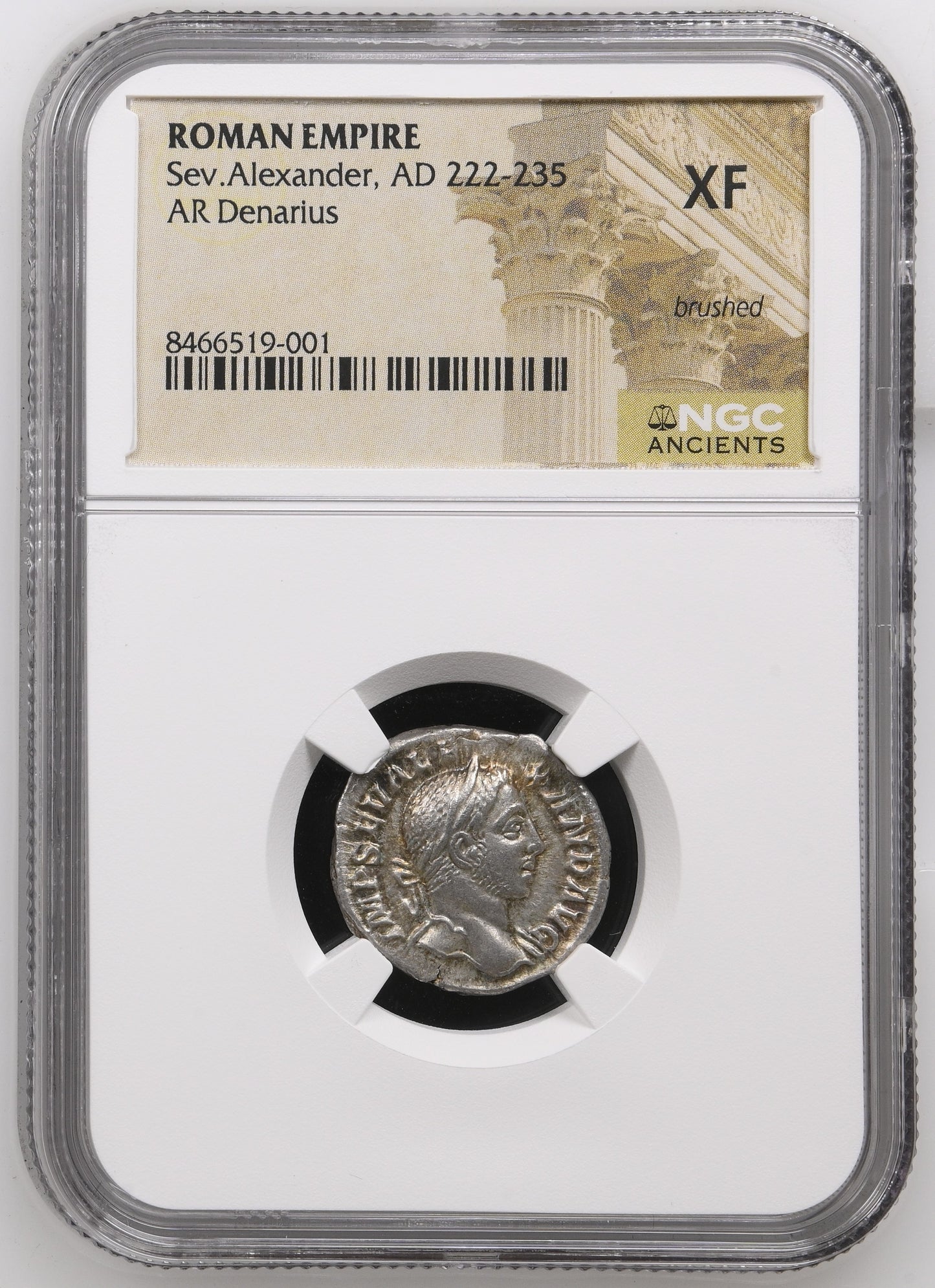 Roman Empire - Severus Alexander - Silver Denarius - NGC XF