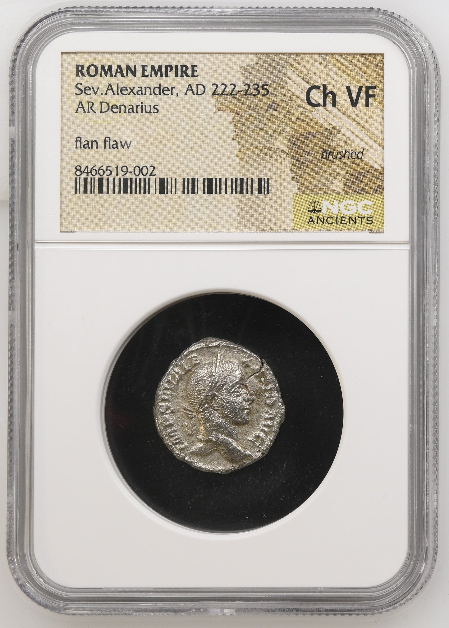 Roman Empire - Severus Alexander - Silver Denarius - NGC Ch VF
