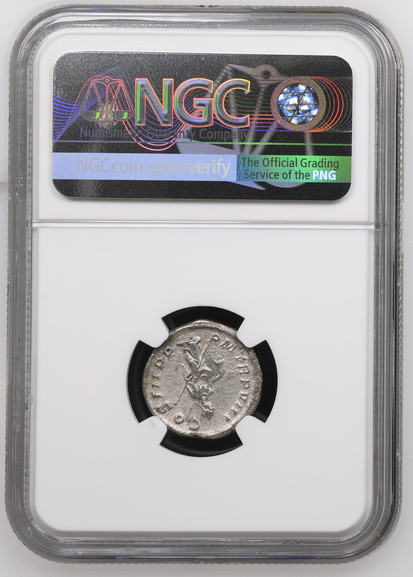 Roman Empire - Severus Alexander - Silver Denarius - NGC Ch VF