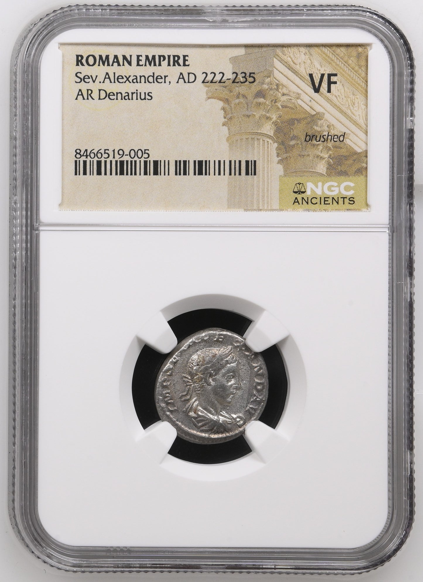 Roman Empire - Severus Alexander - Silver Denarius - NGC VF