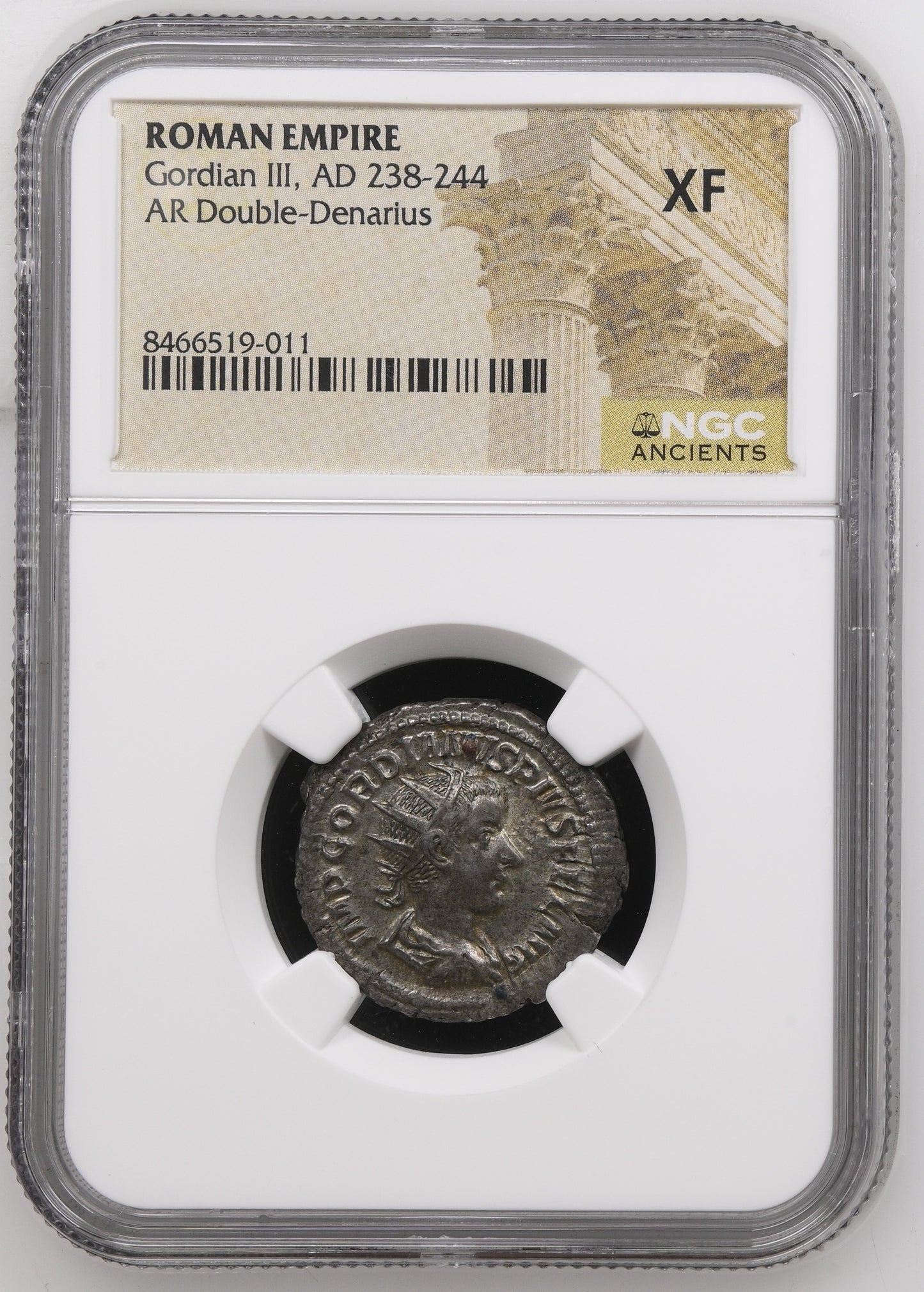 Roman Empire - Gordian III - Silver Double-Denarius - NGC XF - RIC:37