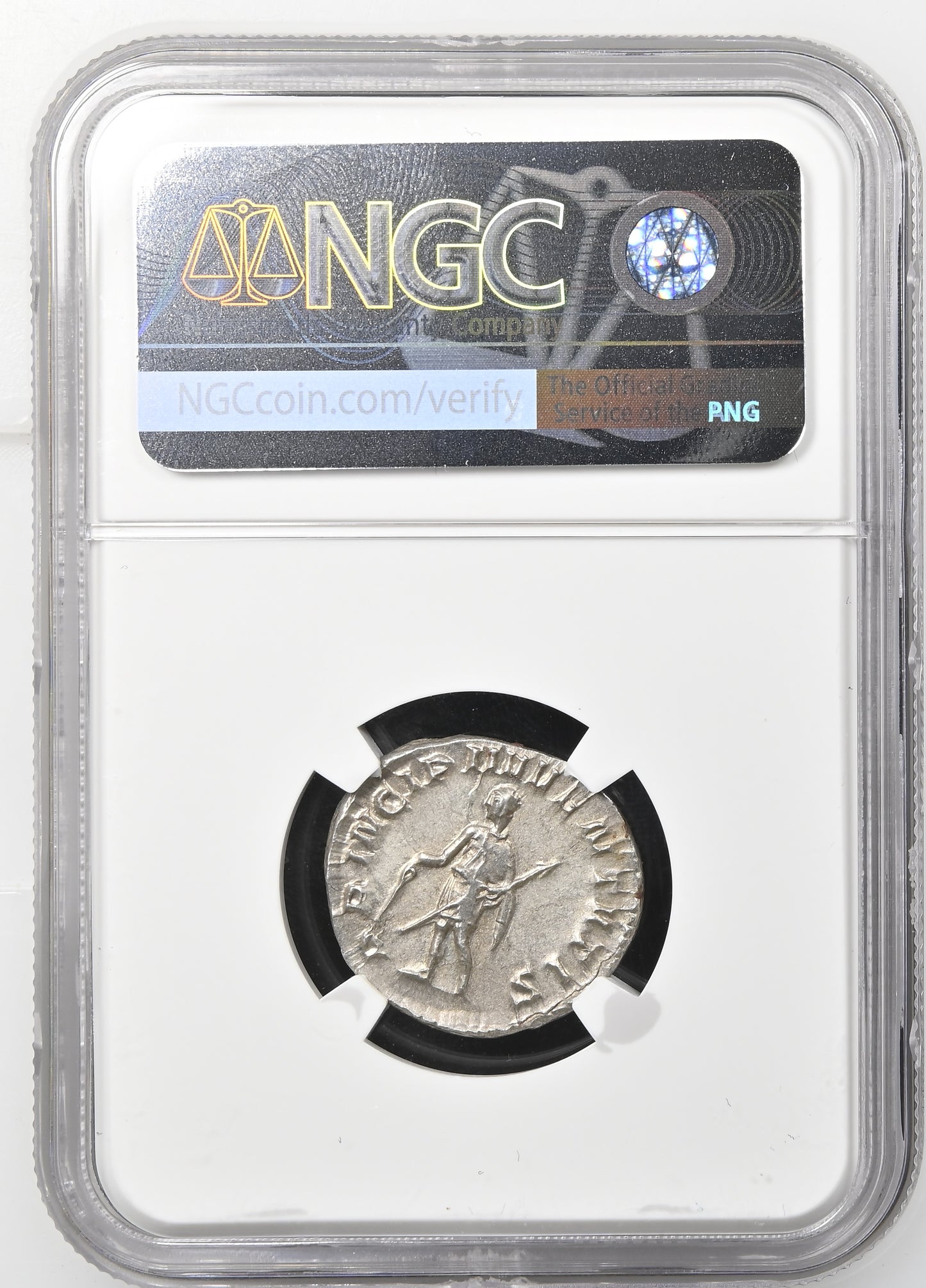 Roman Empire - Herennius Etruscus - Silver Double-Denarius - NGC AU - RIC:147c