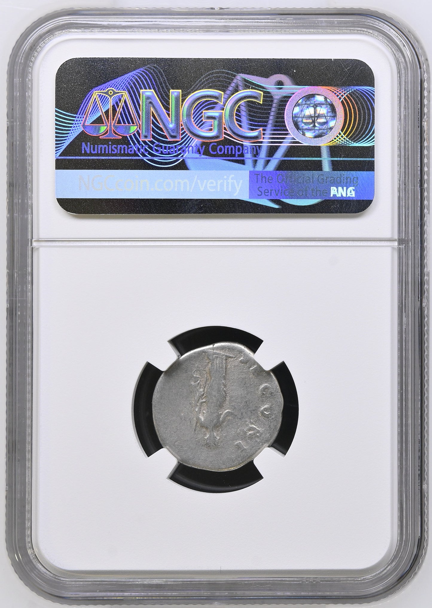 Roman Empire - Otho - Silver Denarius - NGC Ch F - RIC:10
