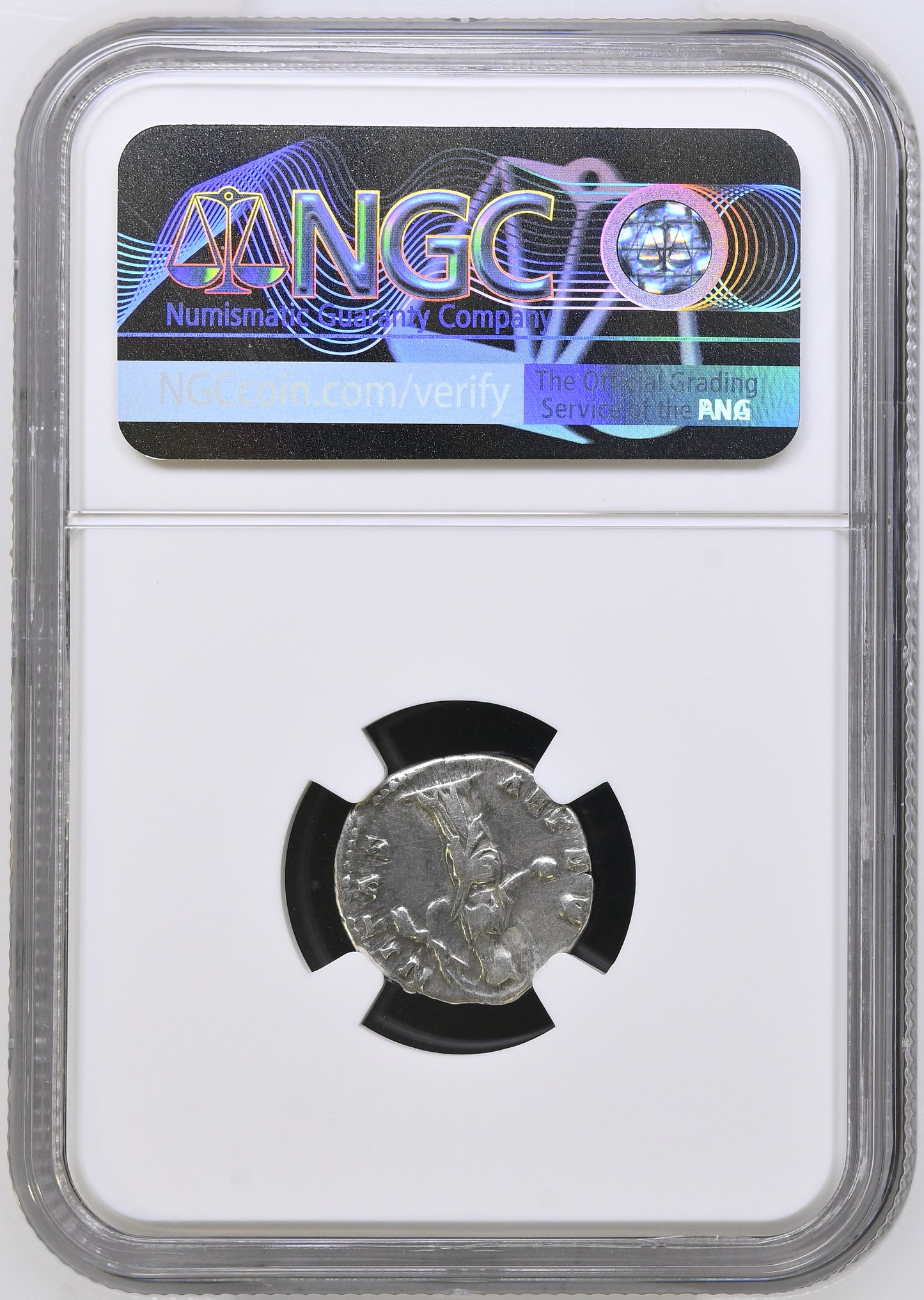 Roman Empire - Faustina I - Silver Denarius - NGC VF - RIC:351