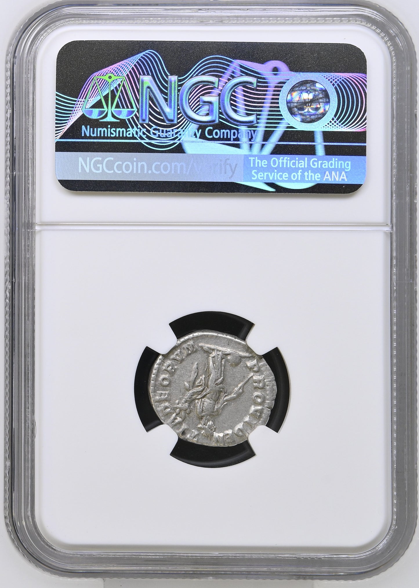 Roman Empire - Macrinus - Silver Denarius - NGC XF - RIC:80