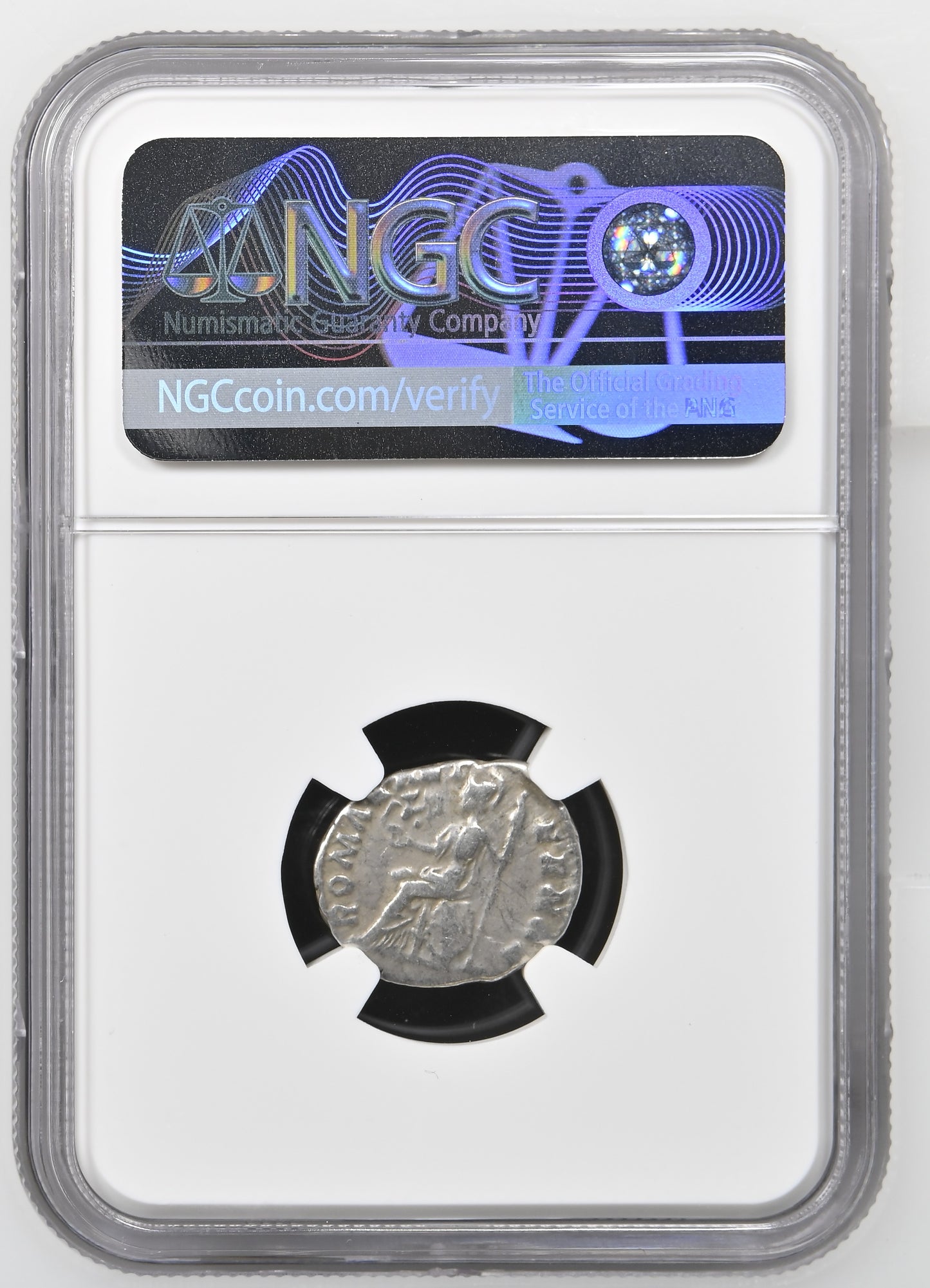 Roman Empire - Clodius Albinus - Silver Denarius - NGC VF - RIC:11a