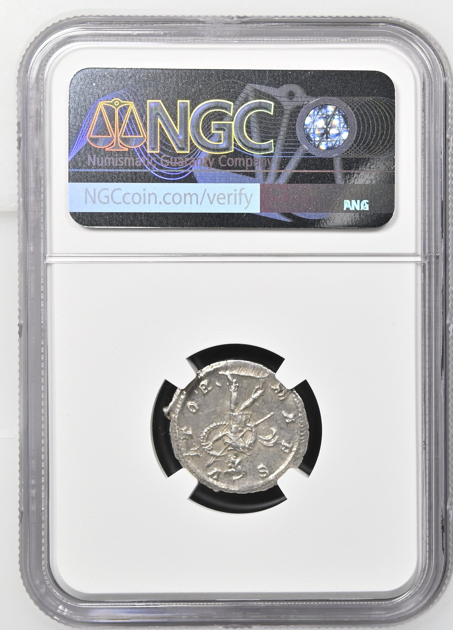 Roman Empire - Severus Alexander - Silver Denarius - NGC AU - RIC:246