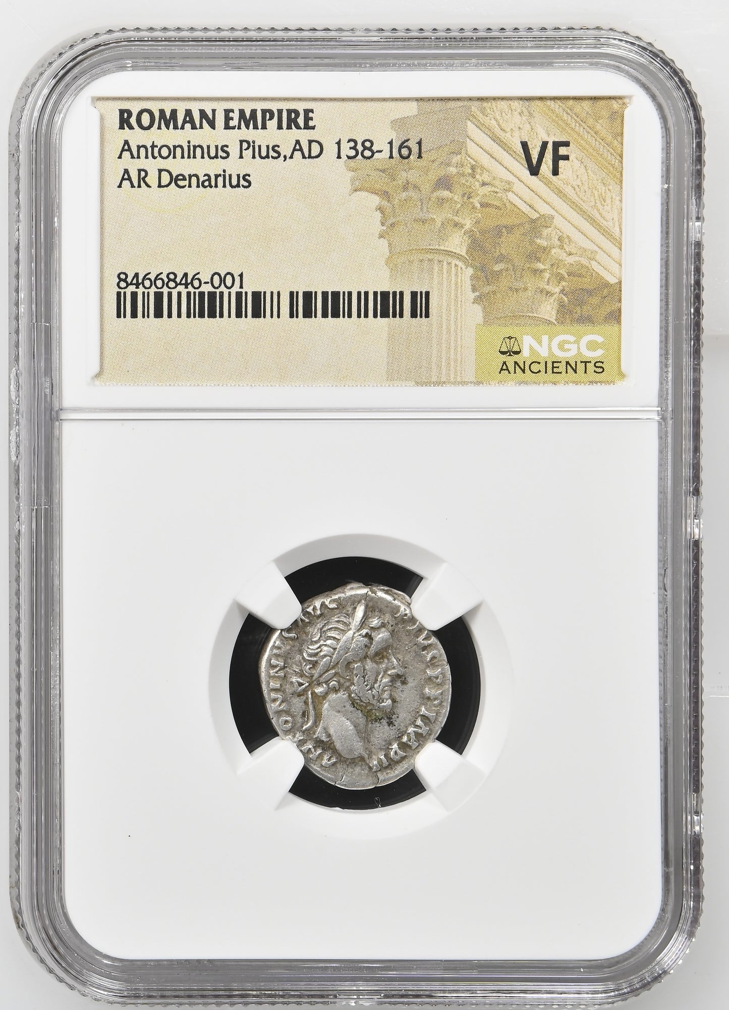 Roman Empire - Antoninus Pius - Silver Denarius - NGC VF - RIC:264