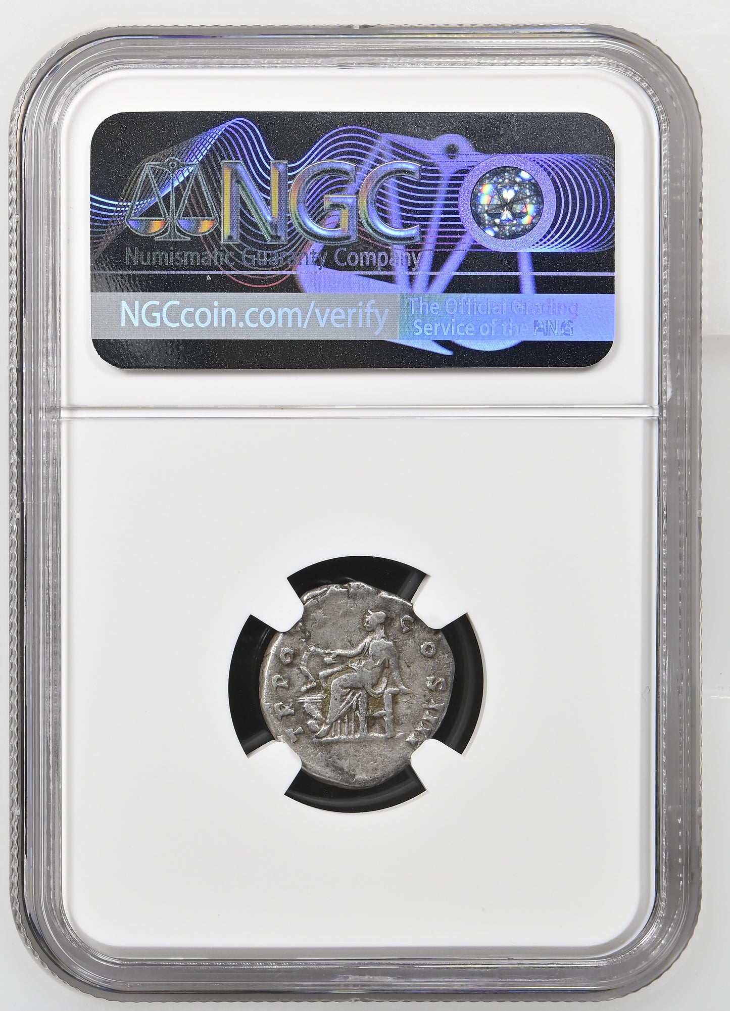 Roman Empire - Antoninus Pius - Silver Denarius - NGC VF - RIC:264