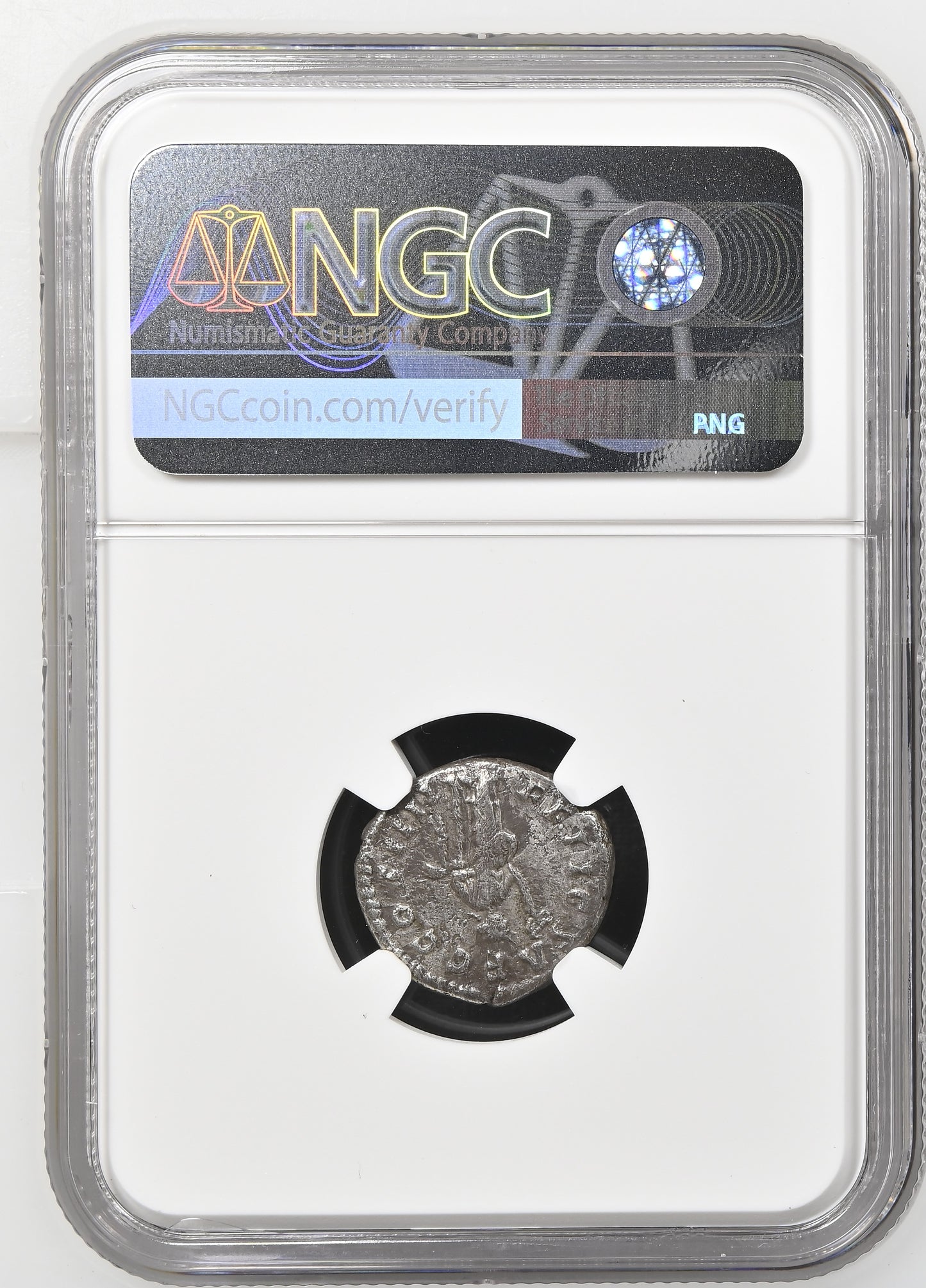 Roman Empire - Antoninus Pius - Silver Denarius - NGC VF - RIC:298