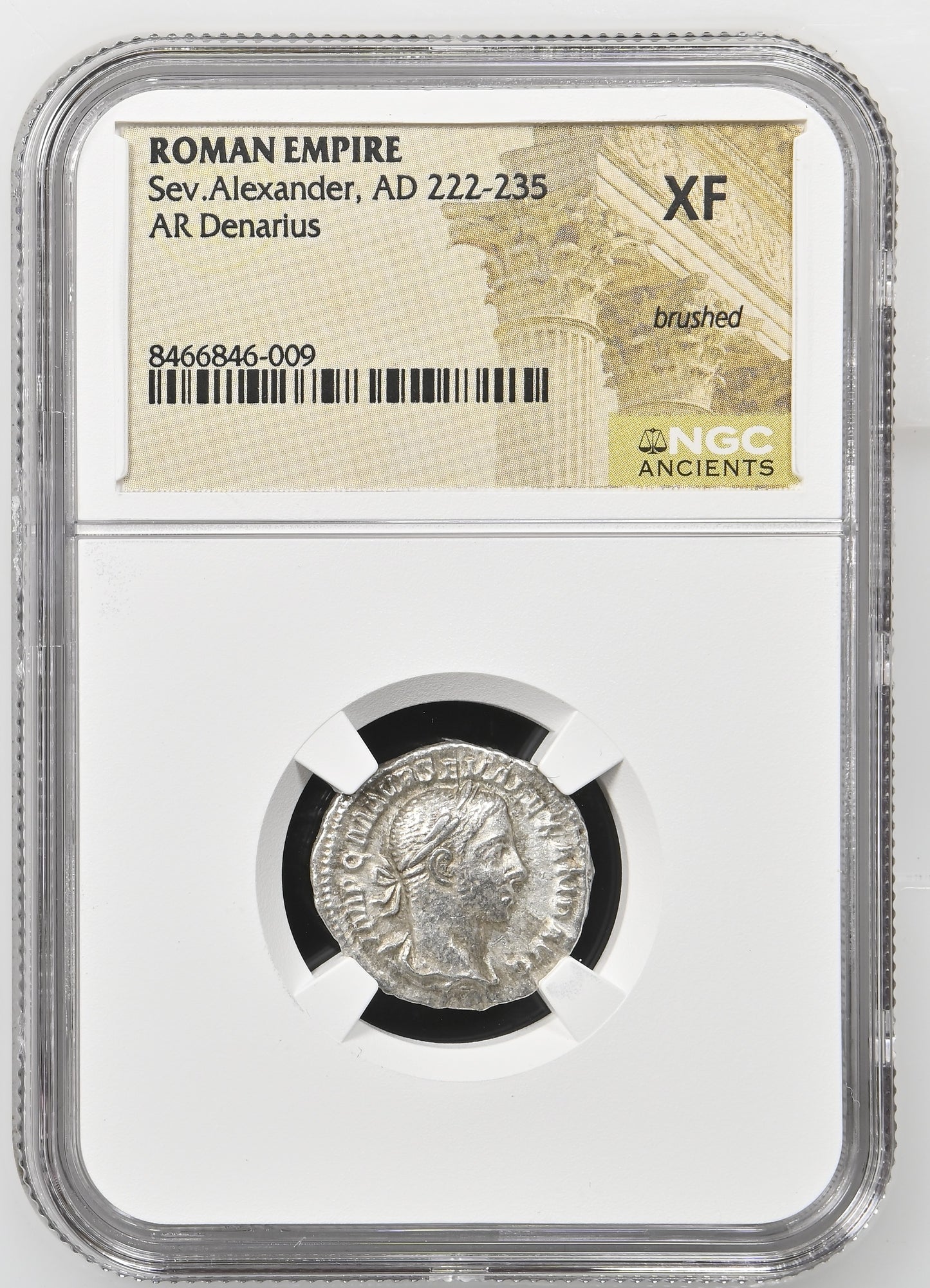 Roman Empire - Severus Alexander - Silver Denarius - NGC XF - RIC:168