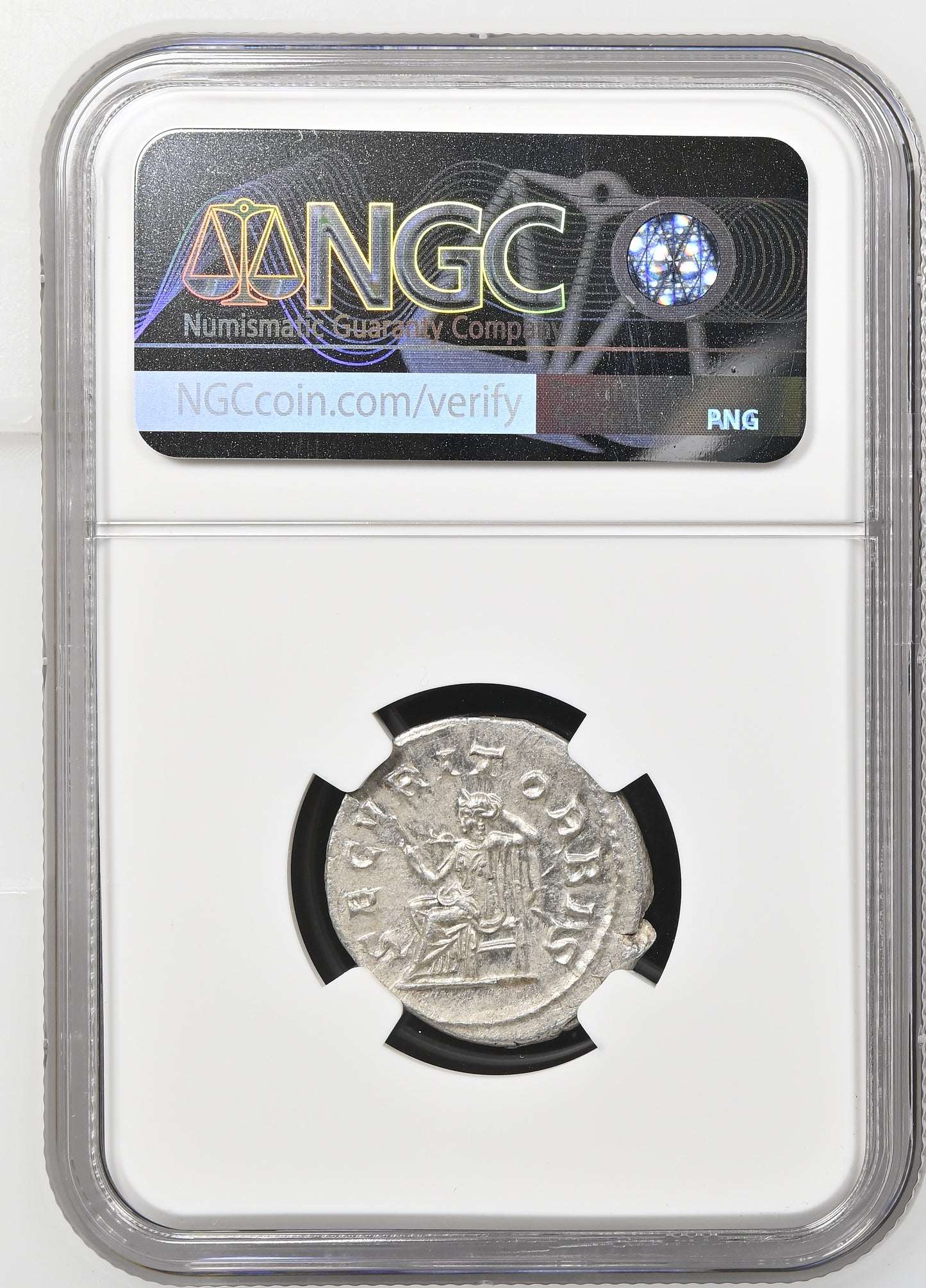 Roman Empire - Philip I - Silver Double-Denarius - NGC Ch AU - RIC:48b