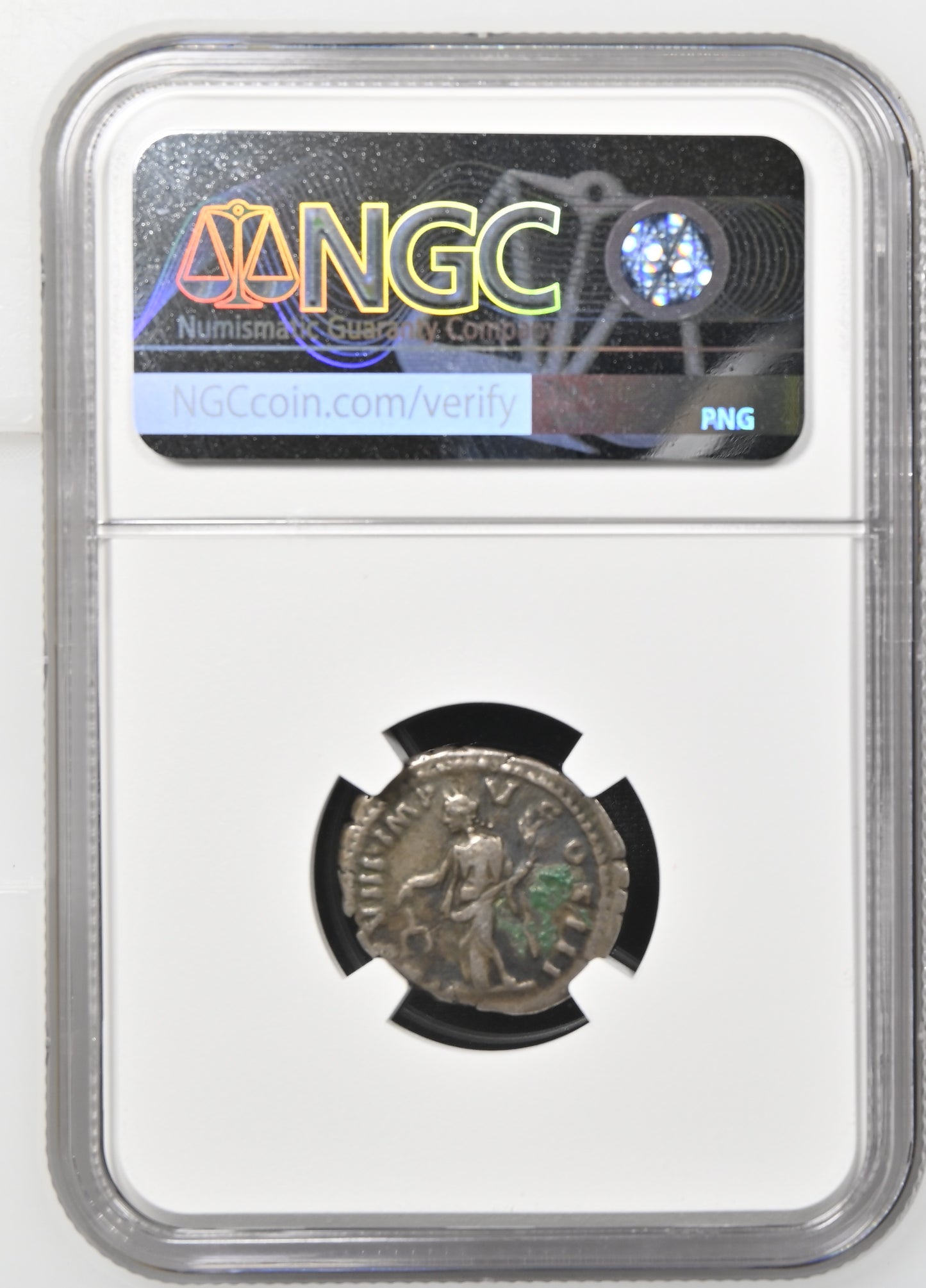 Roman Empire - Lucius Verus - Silver Denarius - NGC VF - RIC:590