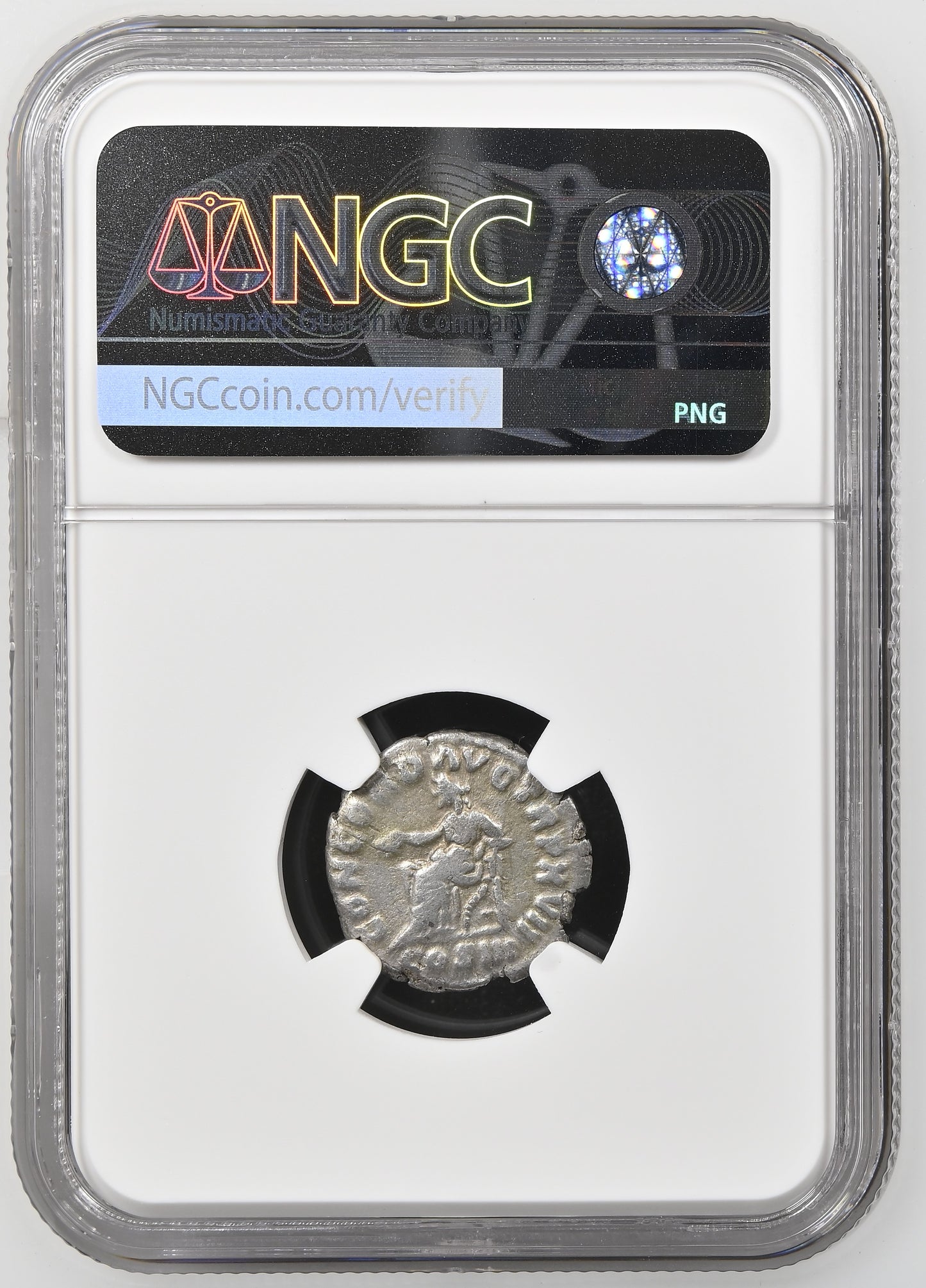 Roman Empire - Marcus Aurelius - Silver Denarius - NGC VF - RIC:473