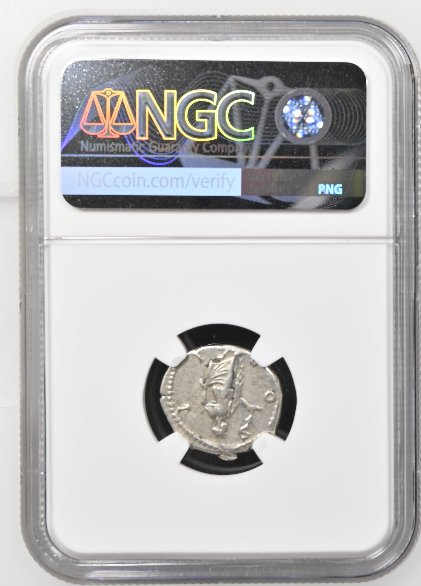 Roman Empire - Marcus Aurelius - Silver Denarius - NGC Ch VF - RIC:431