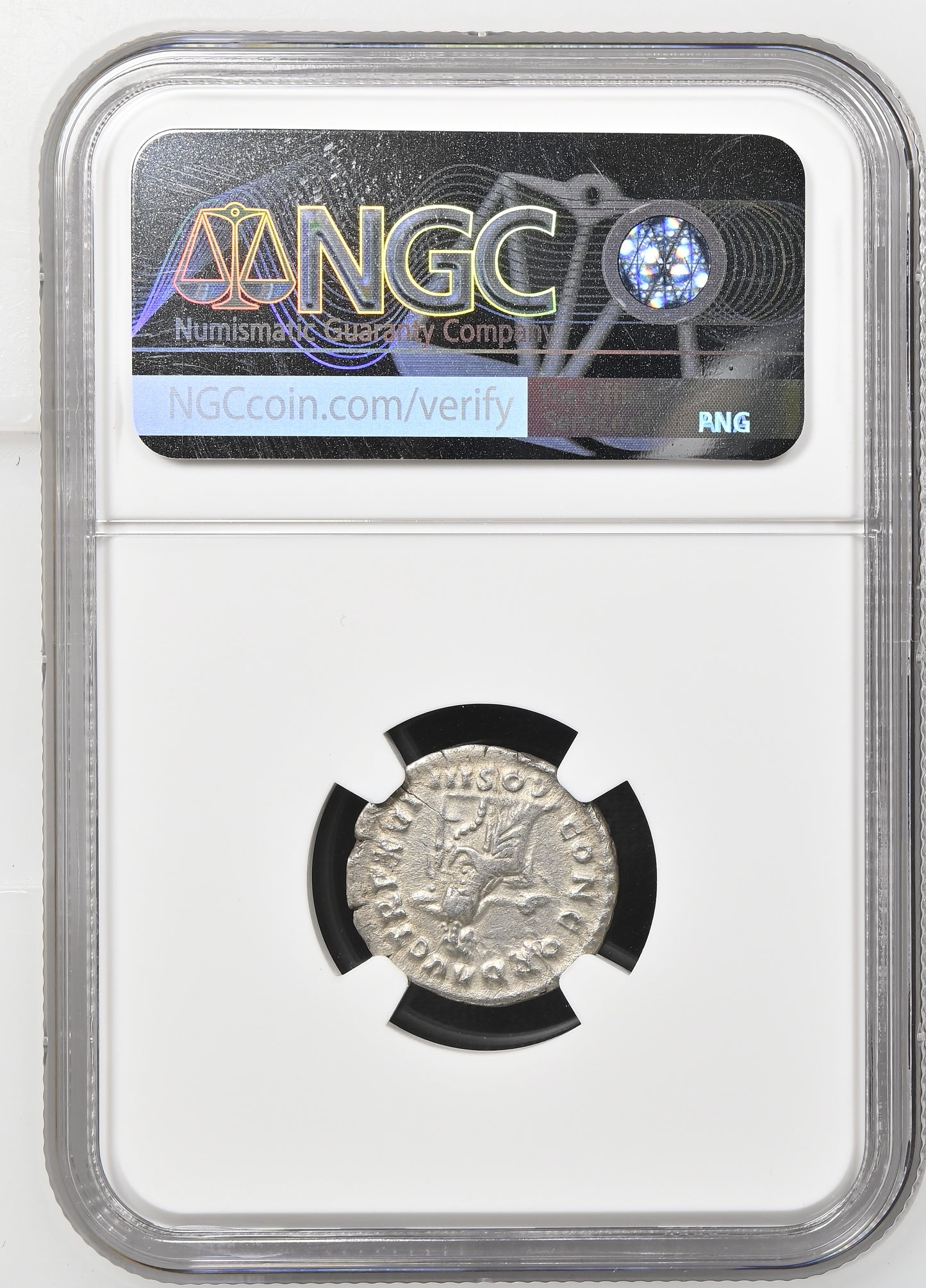Roman Empire - Marcus Aurelius - Silver Denarius - NGC VF - RIC:35