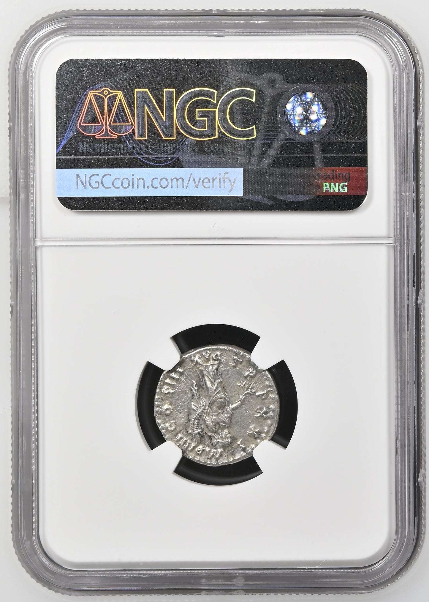 Roman Empire - Marcus Aurelius - Silver Denarius - NGC Ch XF - RIC:164
