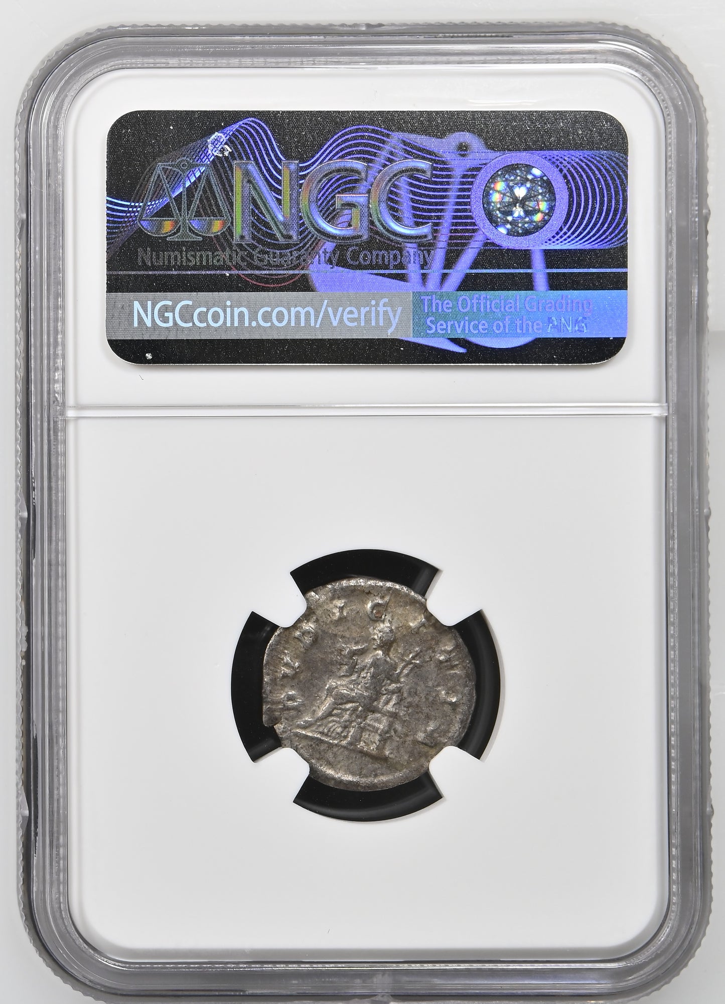 Roman Empire - Julia Maesa - Silver Denarius - NGC Ch VF - RIC:268