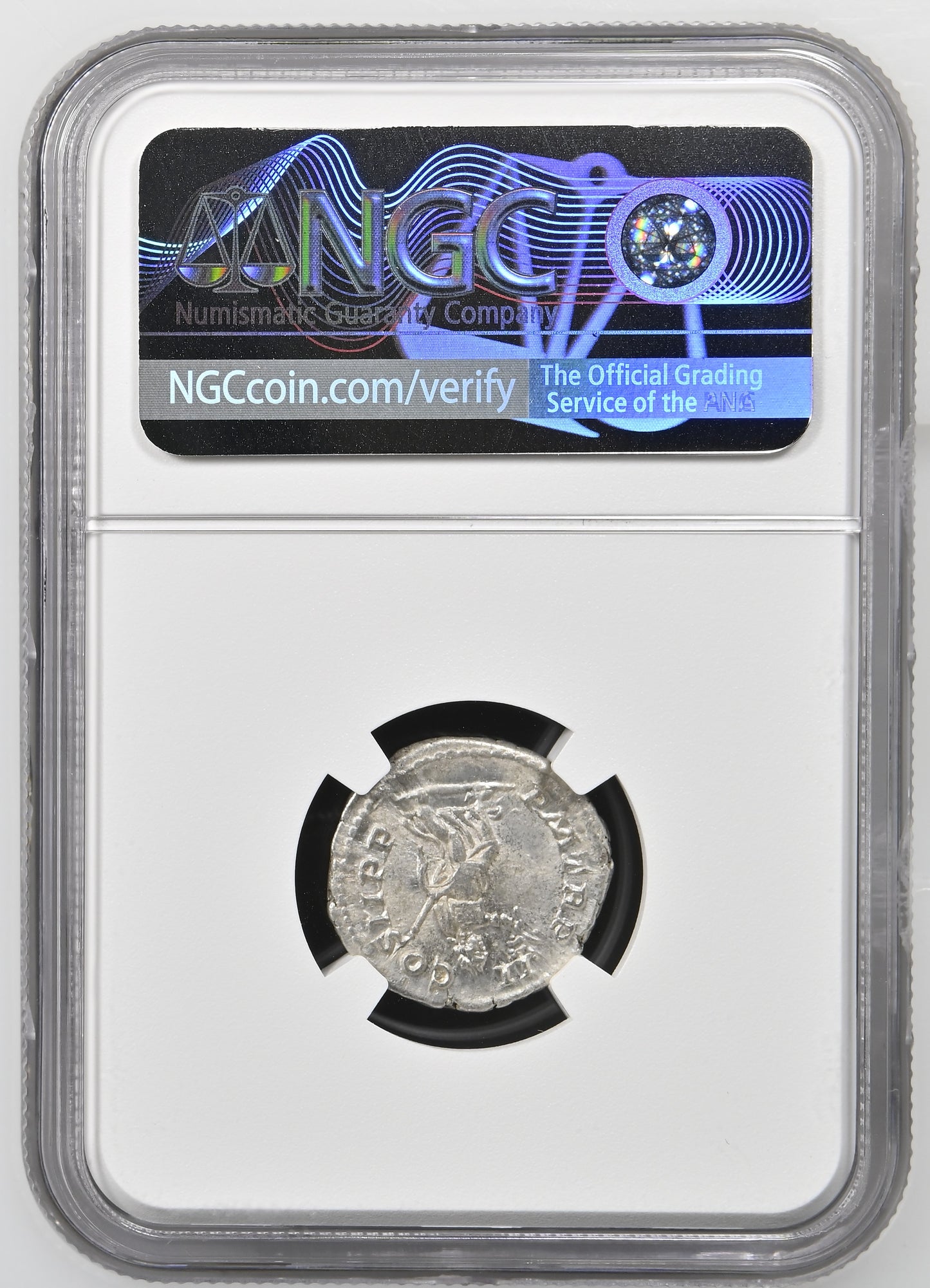 Roman Empire - Elagabalus - Silver Denarius - NGC XF - RIC:21