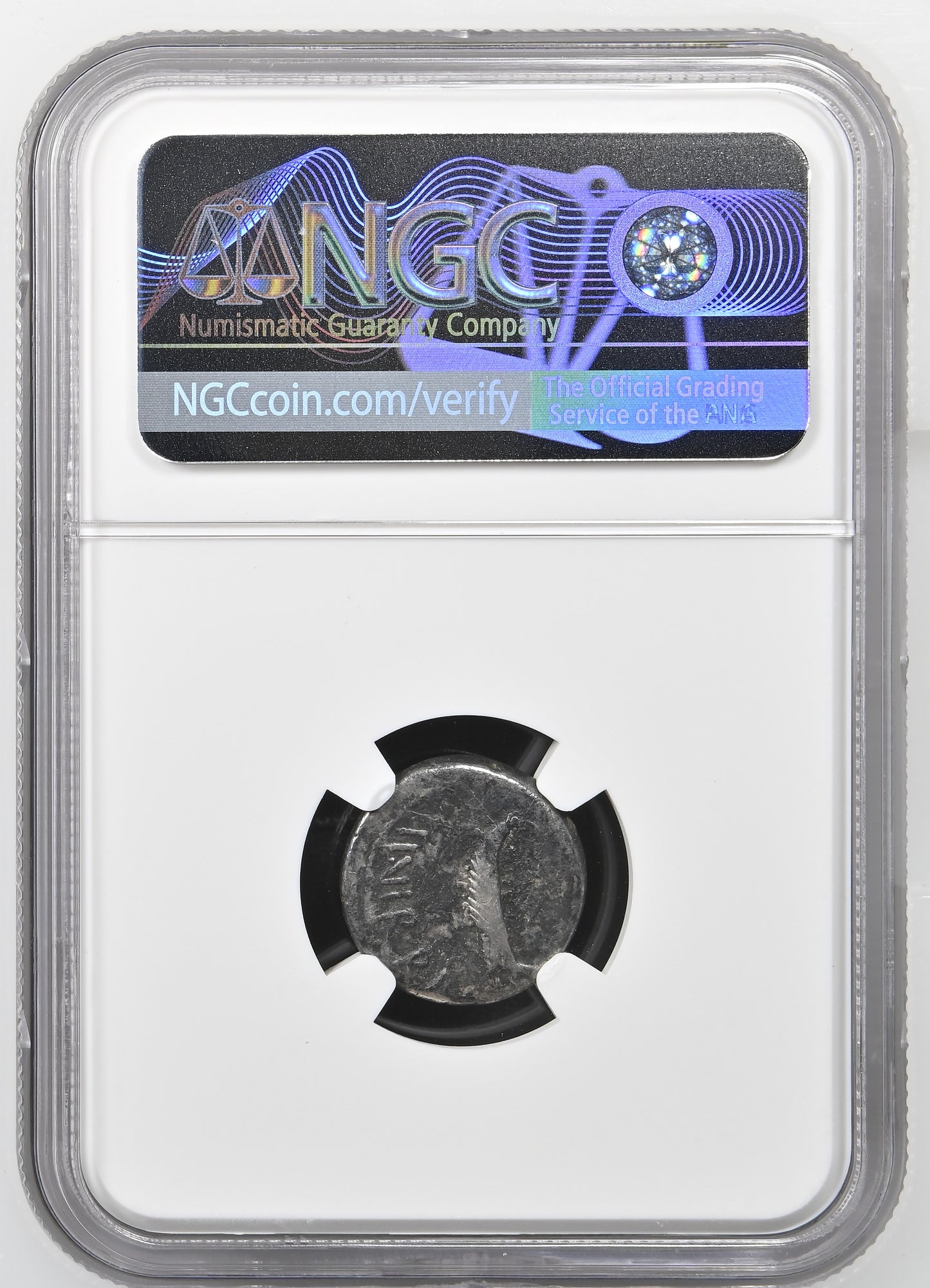 Roman Imperatorial - Marc Antony - Silver Denarius - NGC Ch F