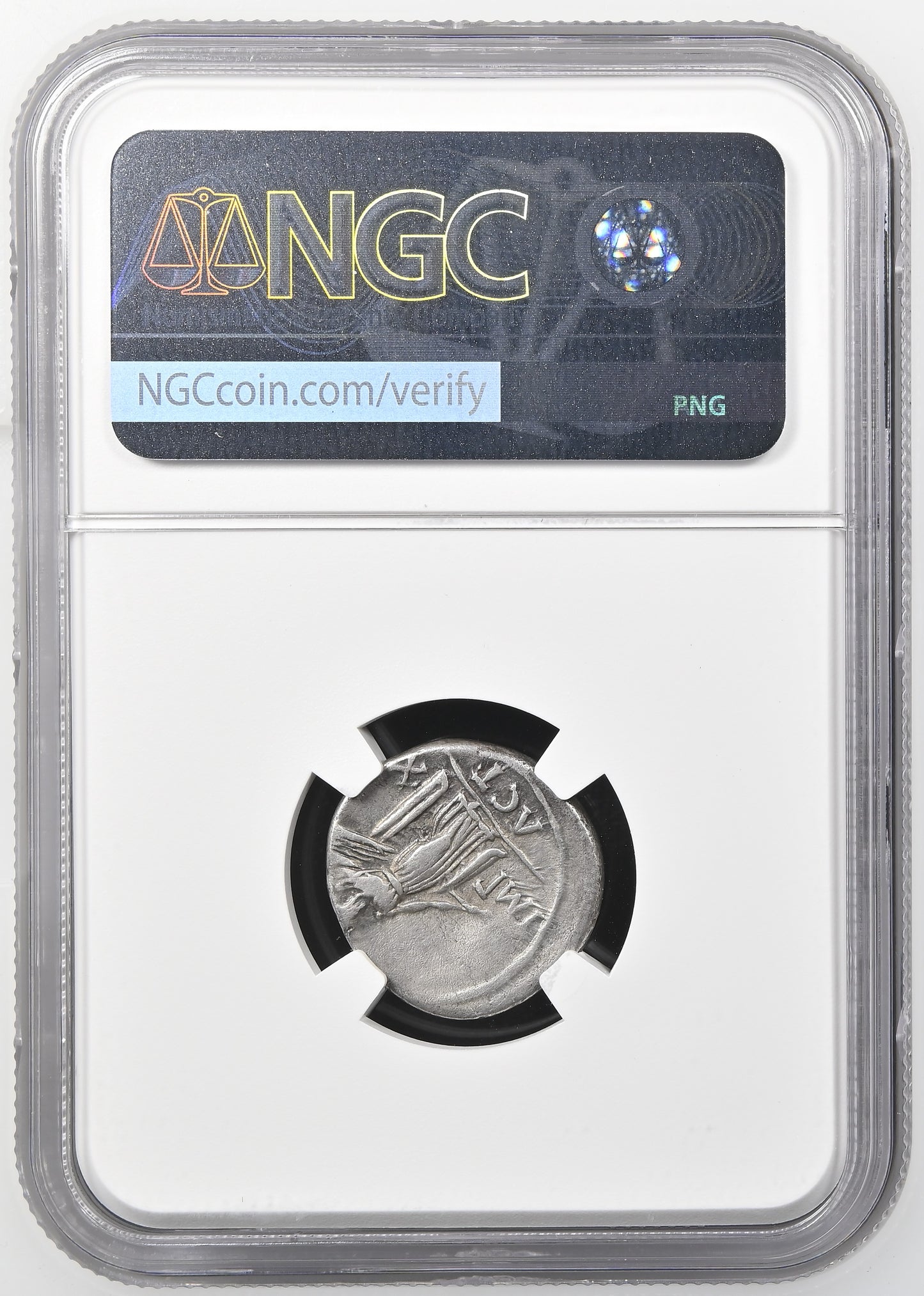 Roman Empire - Augustus - Silver Denarius - NGC VF - RIC:171a