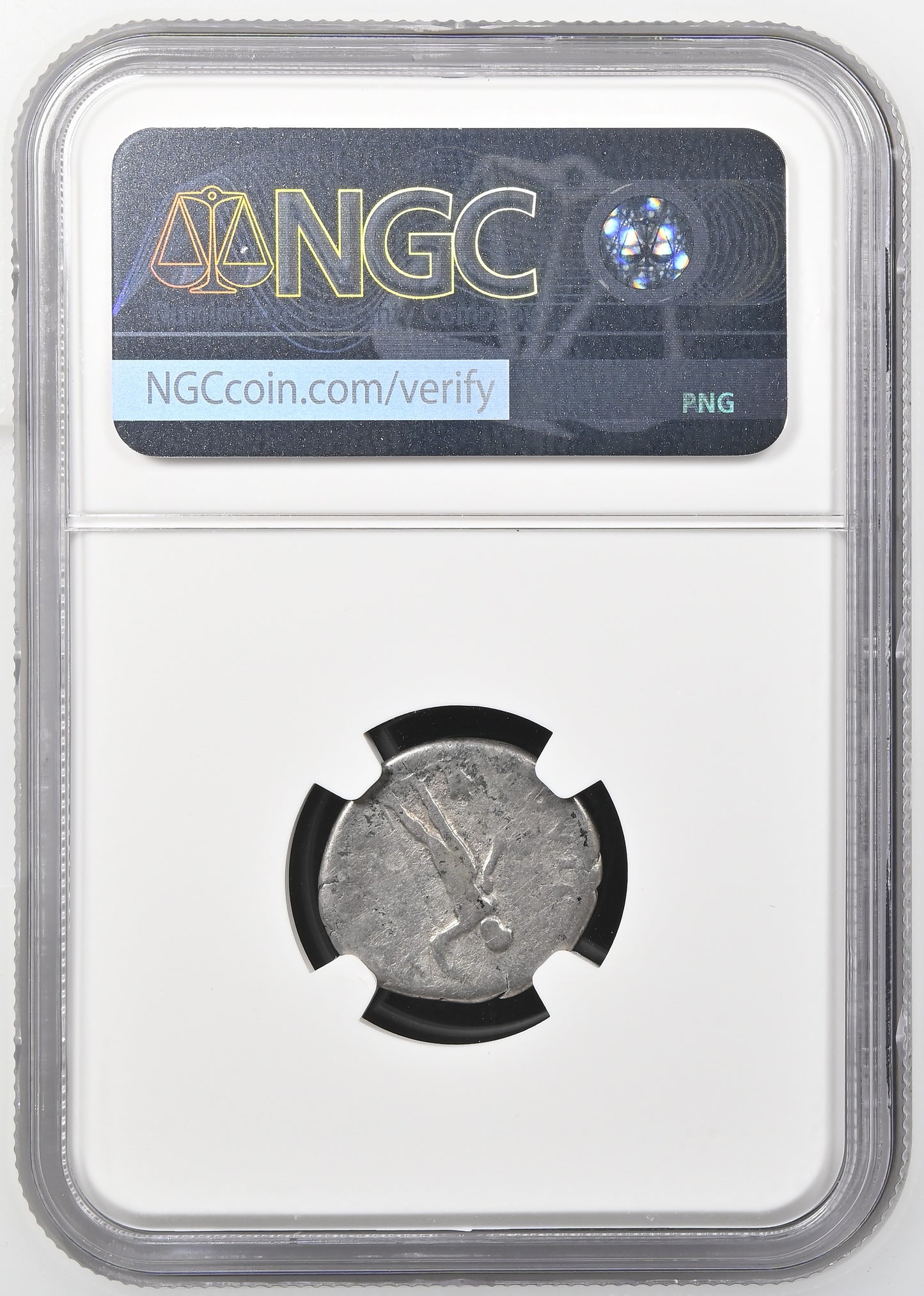 Roman Empire - Titus - Silver Denarius - NGC F - RIC:874
