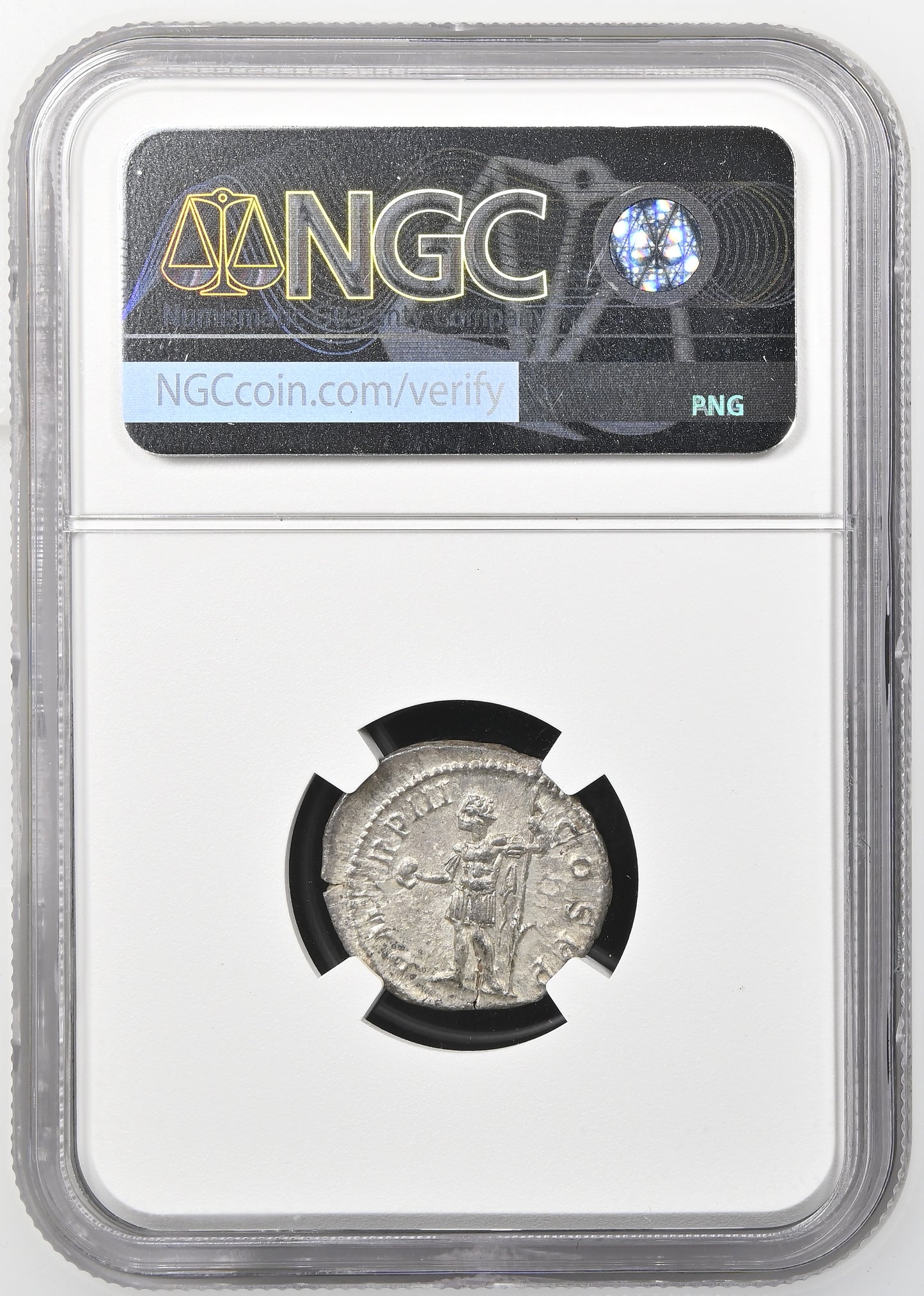 Roman Empire - Severus Alexander - Silver Denarius - NGC MS - RIC:44