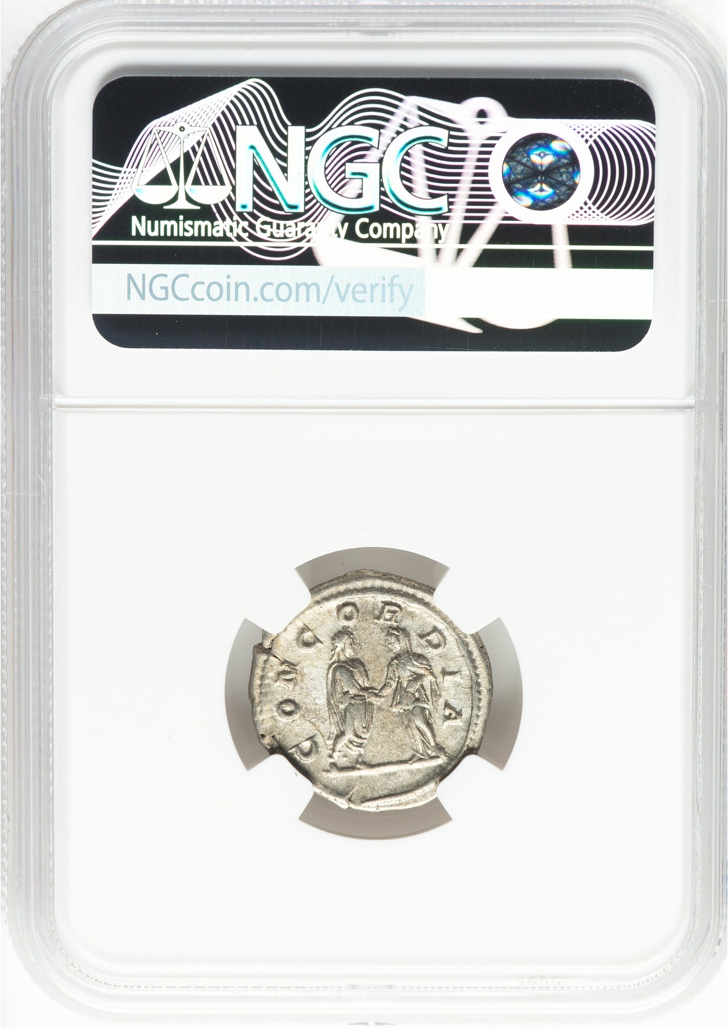 Roman Empire - Julia Paula - Silver Denarius - NGC Ch VF