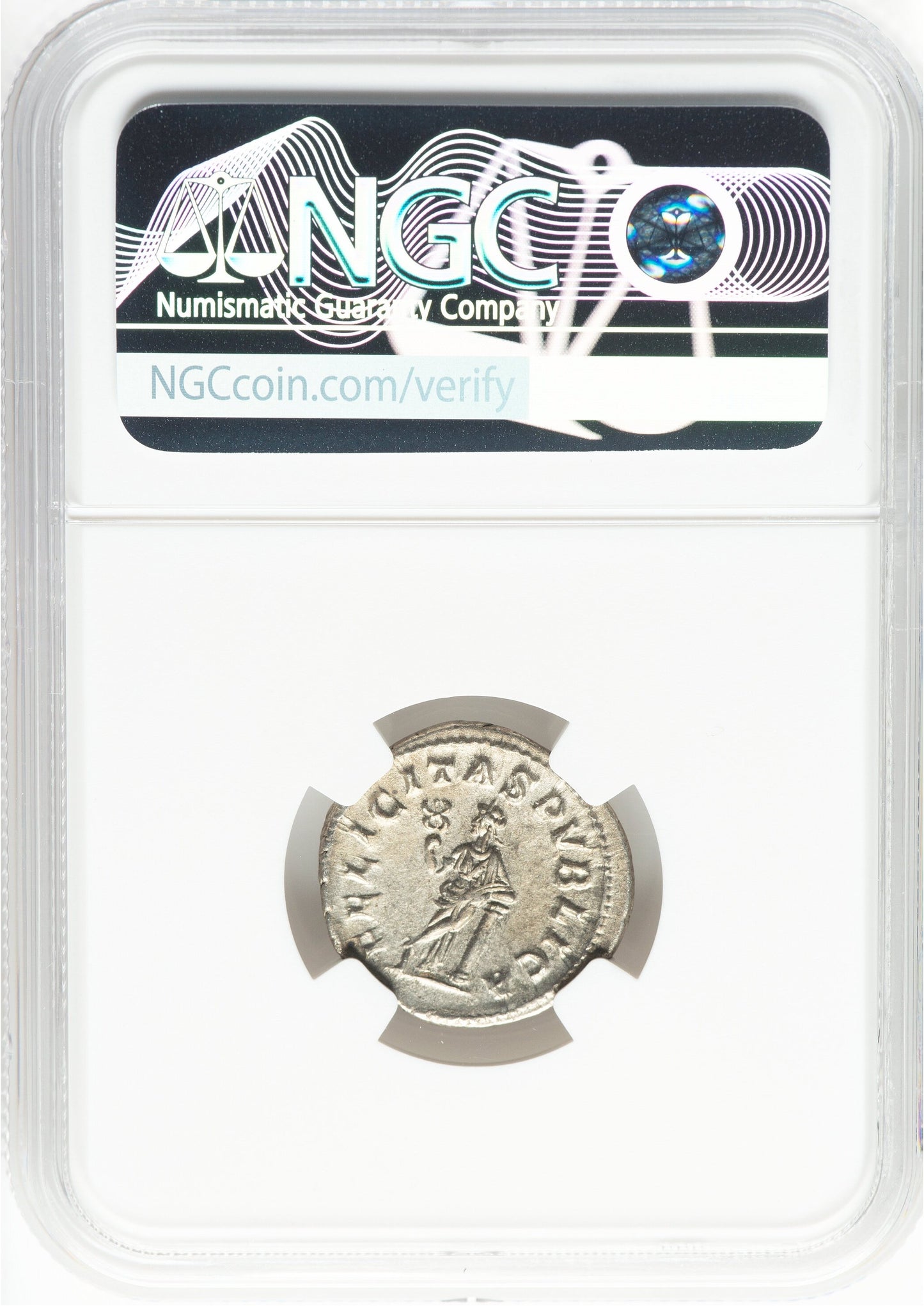 Roman Empire - Julia Mamaea - Silver Denarius - NGC Ch XF