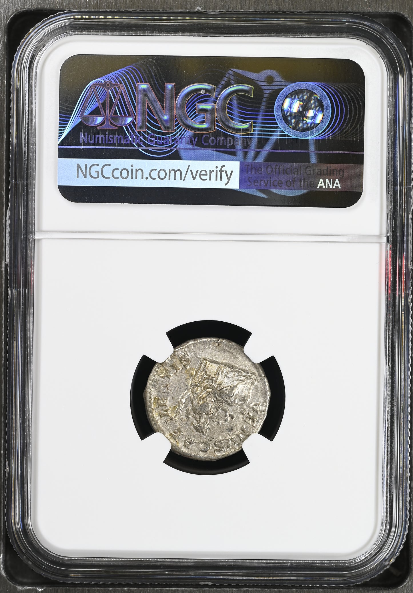 Roman Empire - Julia Soaemias - Silver Denarius - NGC Ch VF