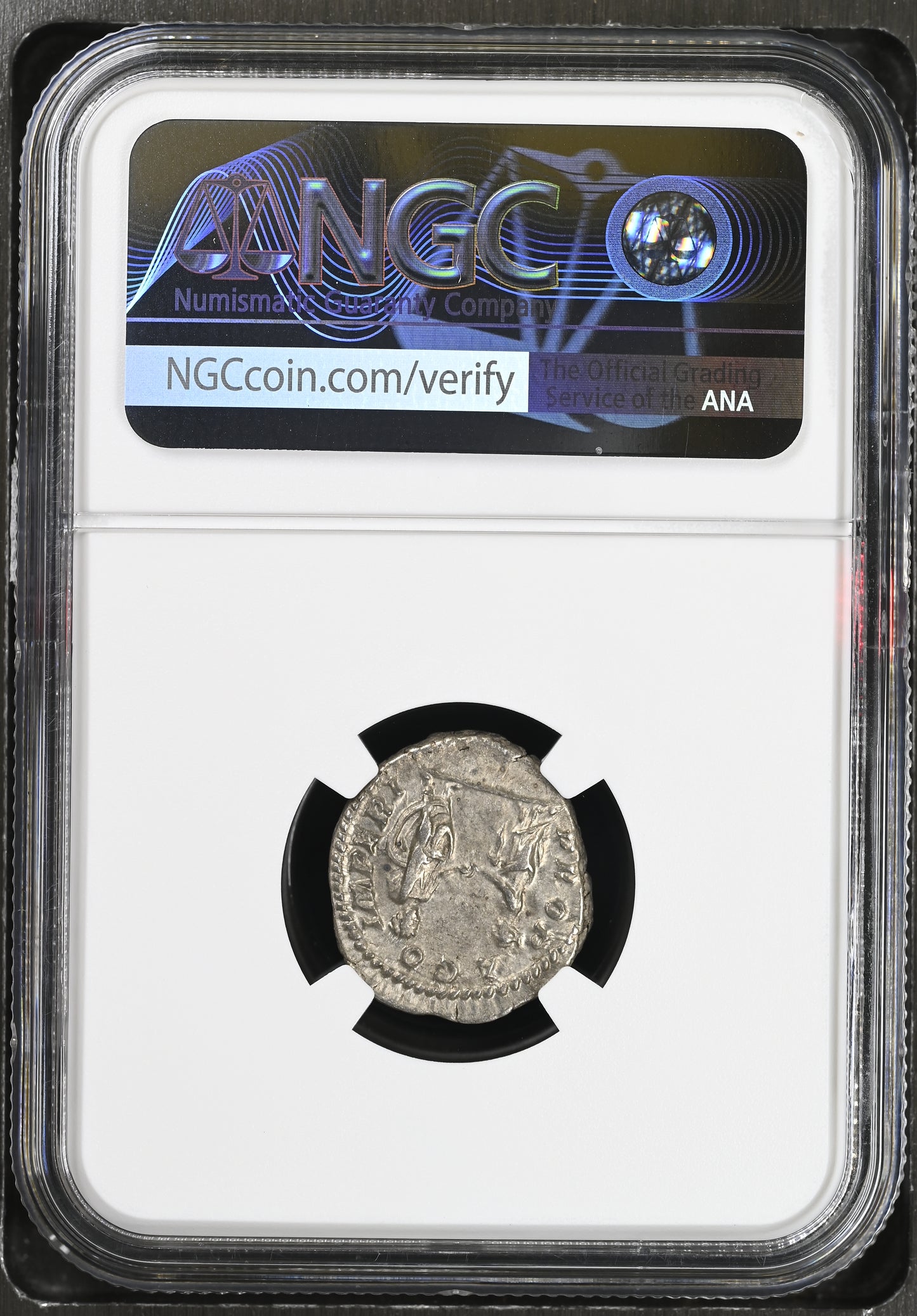 Roman Empire - Plautilla - Silver Denarius - NGCCh VF