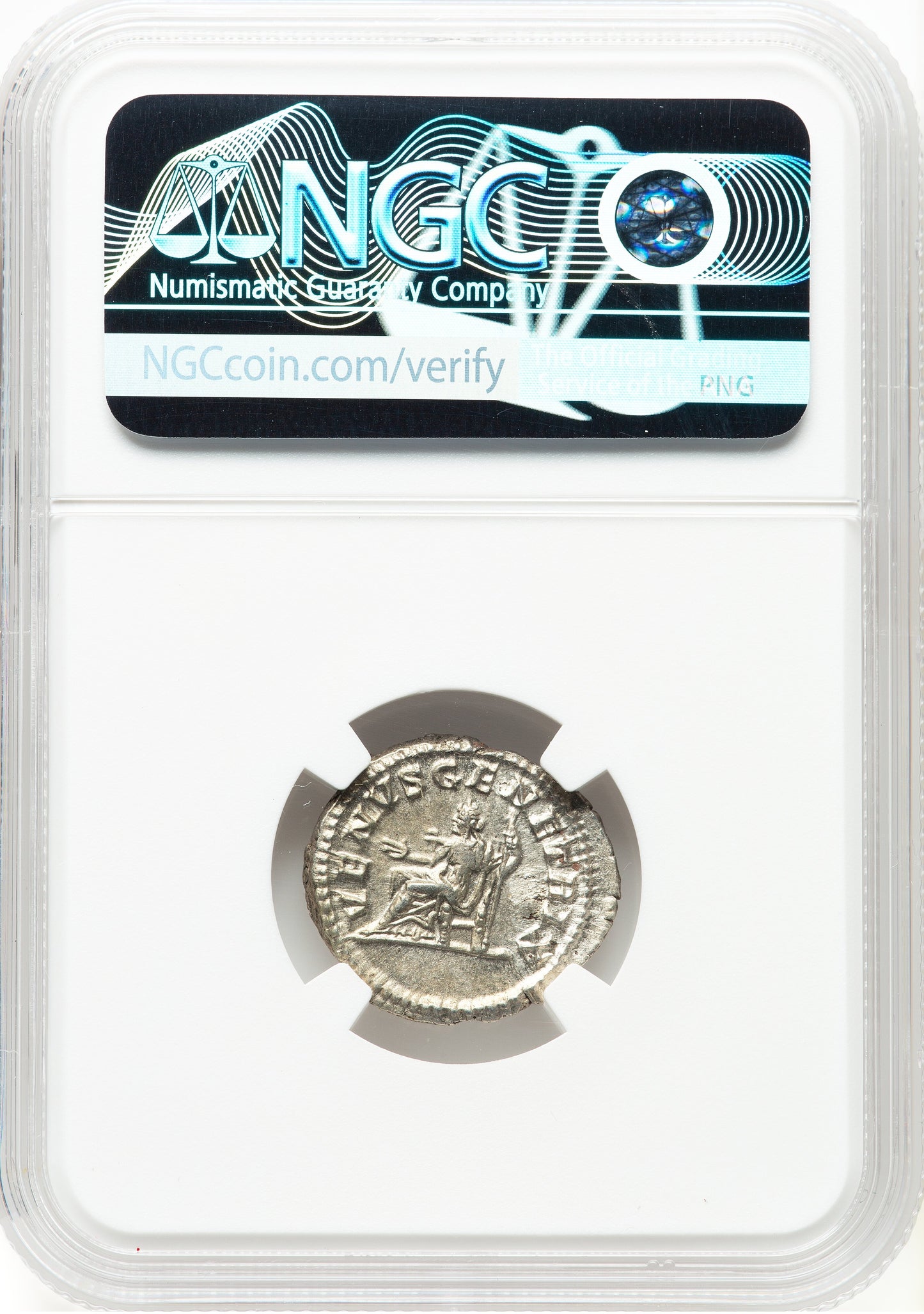 Roman Empire - Julia Domna - Silver Denarius - NGC Ch XF