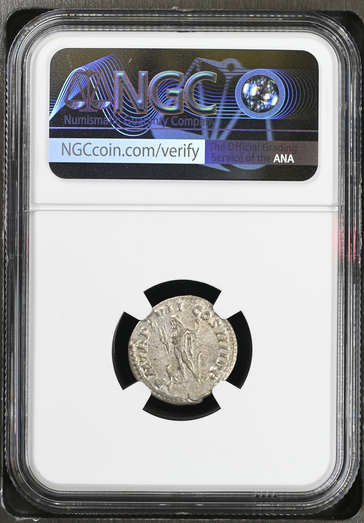 Roman Empire - Caracalla - Silver Denarius - NGC XF