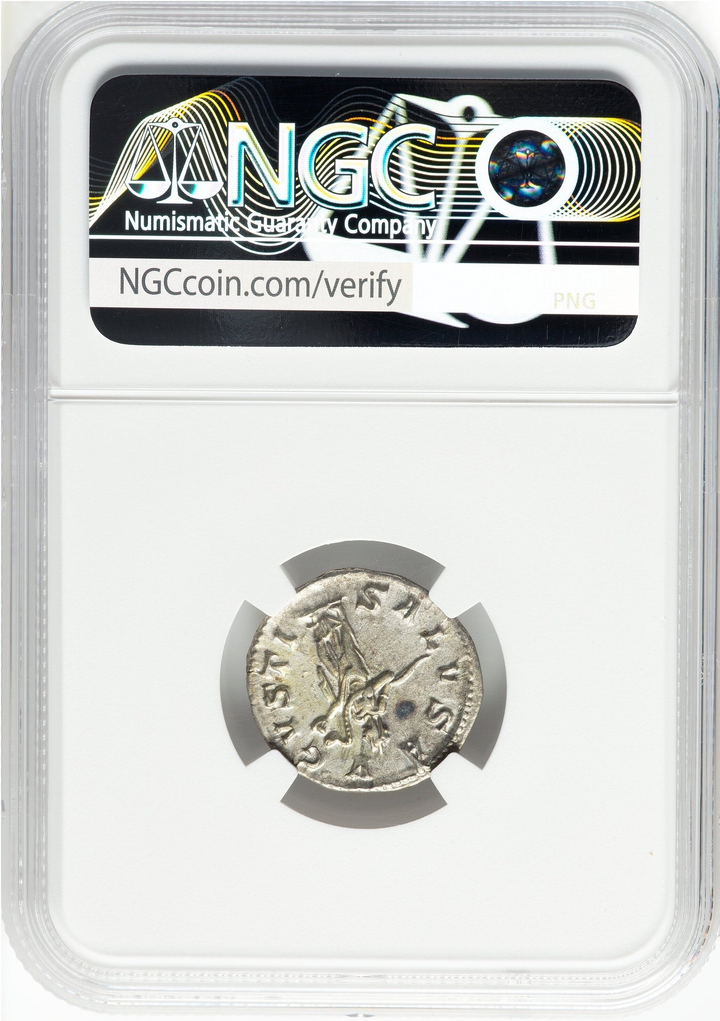 Roman Empire - Gordian III - Silver Denarius - NGC XF