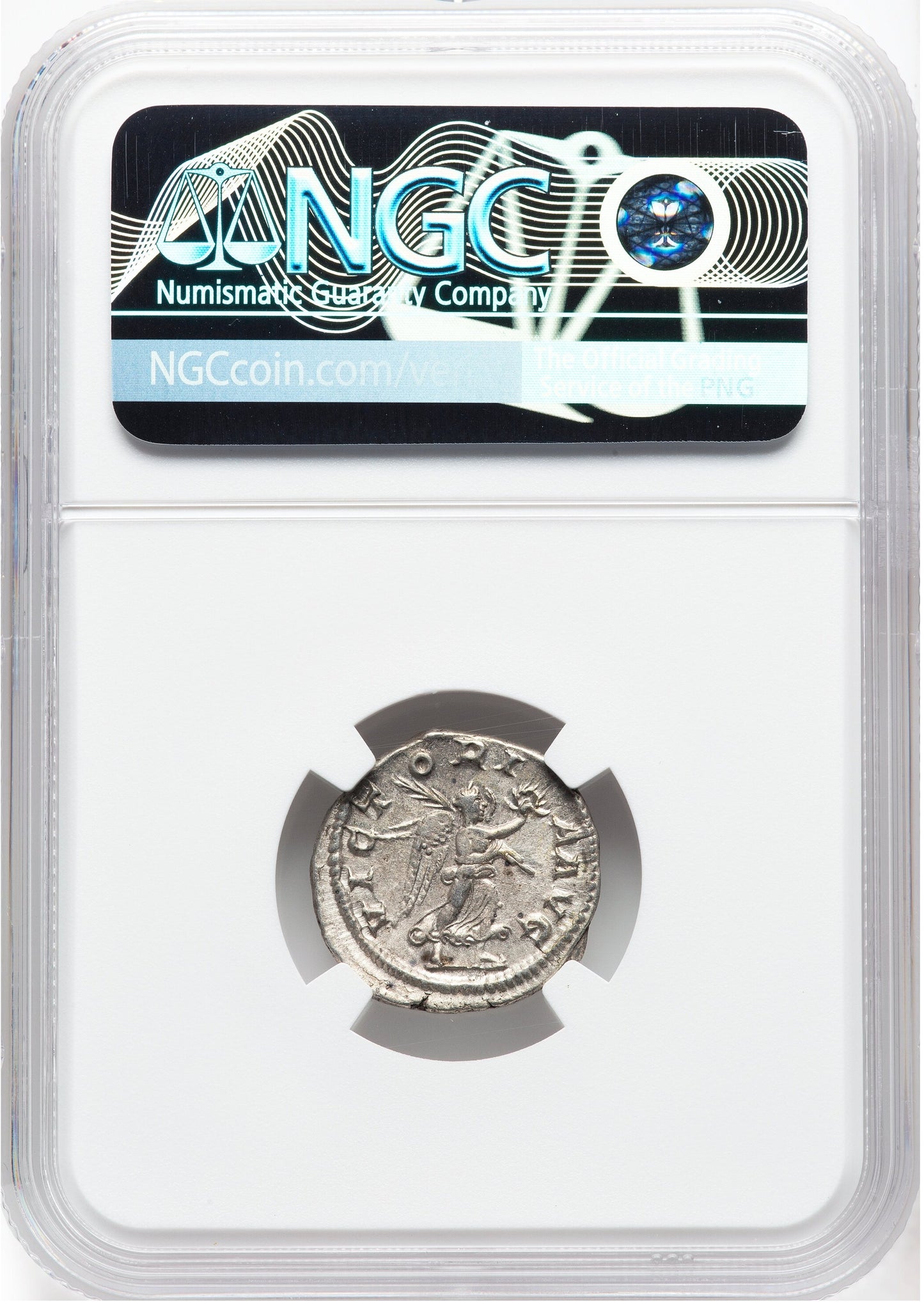 Roman Empire - Maximinus I - Silver Denarius - NGC XF