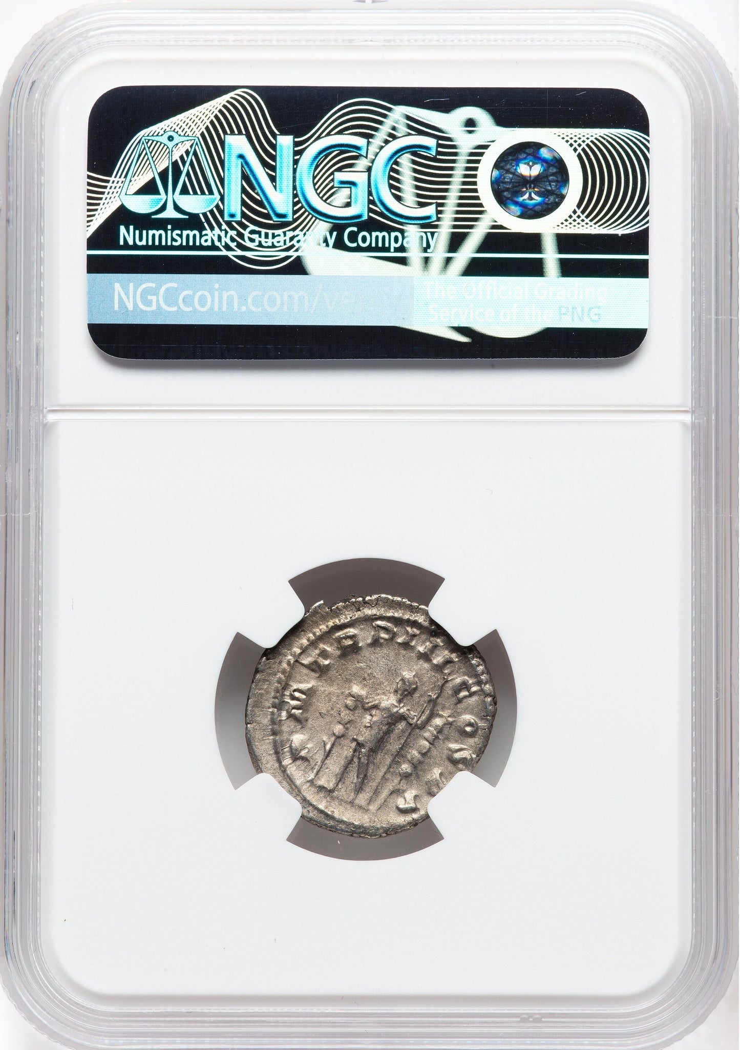 Roman Empire - Maximinus I - Silver Denarius - NGC XF