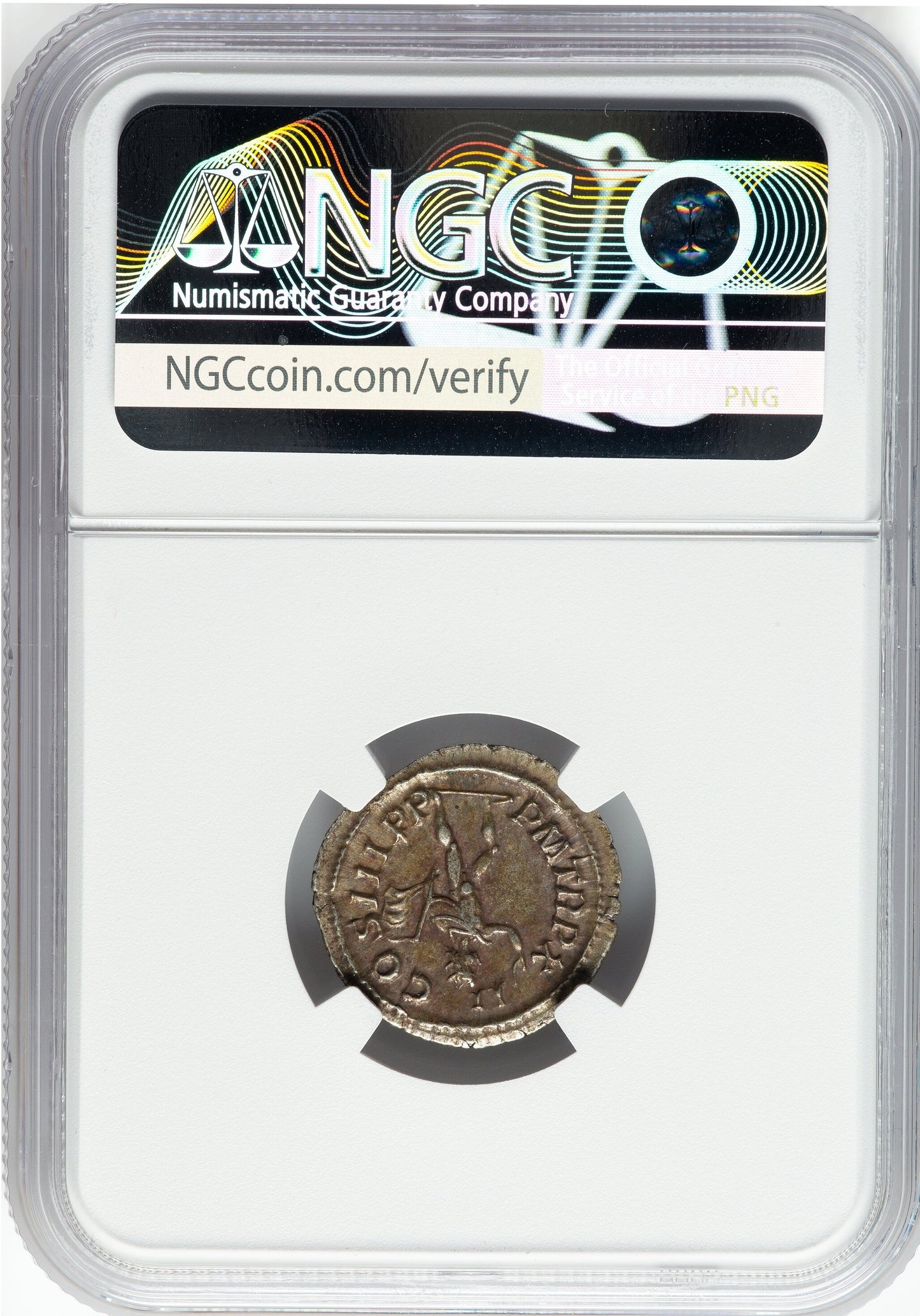 Roman Empire - Severus Alexander - Silver Denarius - NGC AU - RIC:120