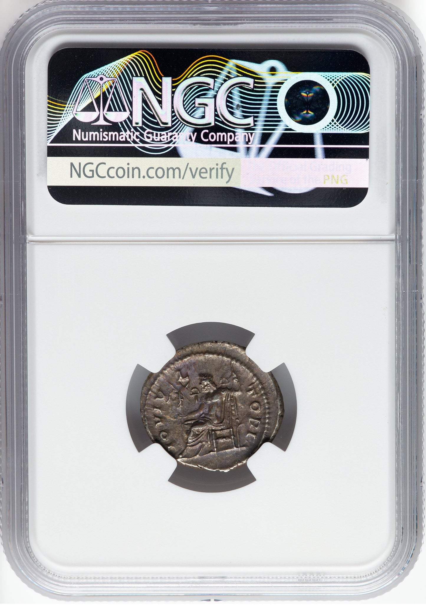 Roman Empire - Severus Alexander - Silver Denarius - NGC AU - RIC:144