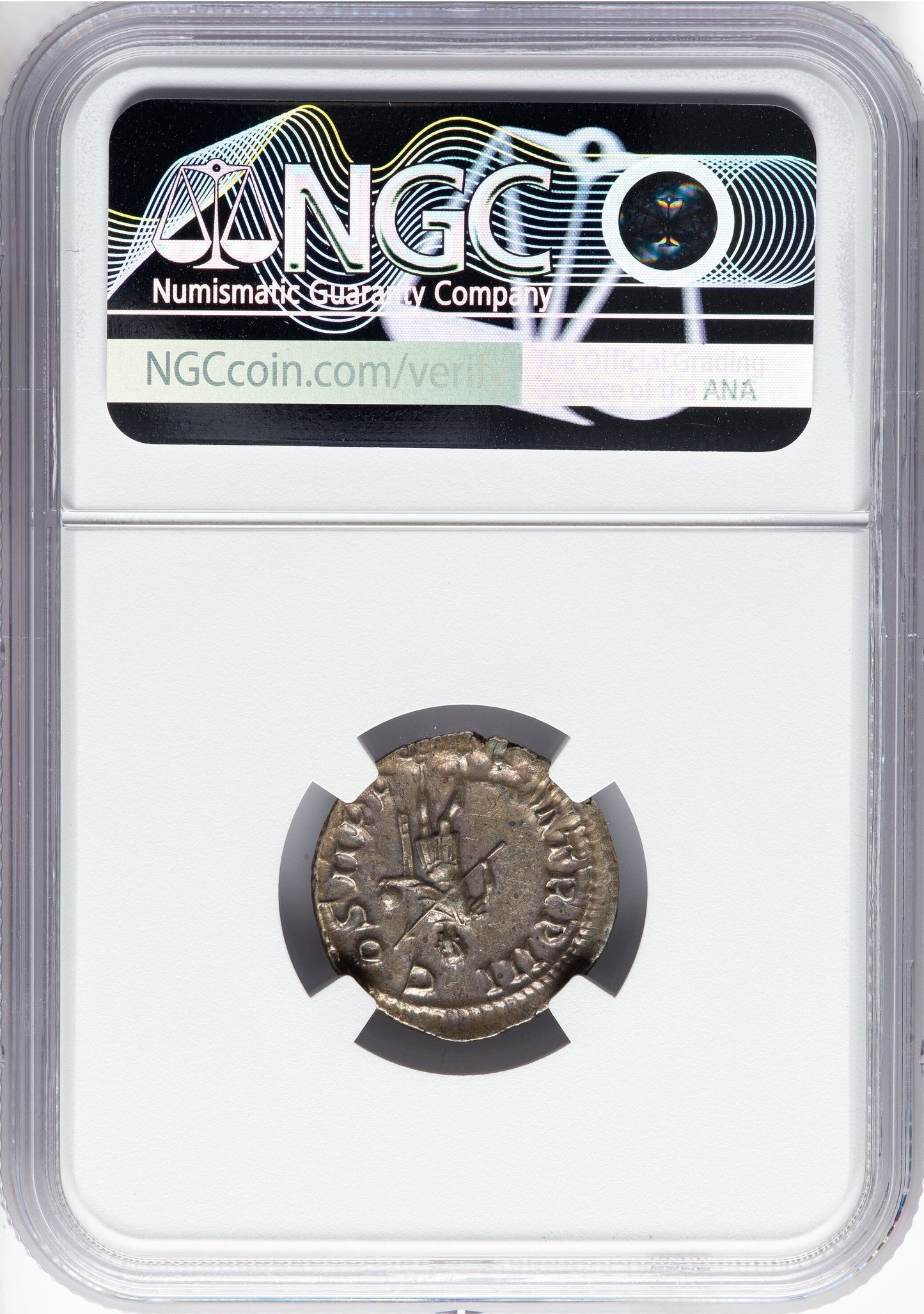 Roman Empire - Gordian III - Silver Denarius - NGC AU