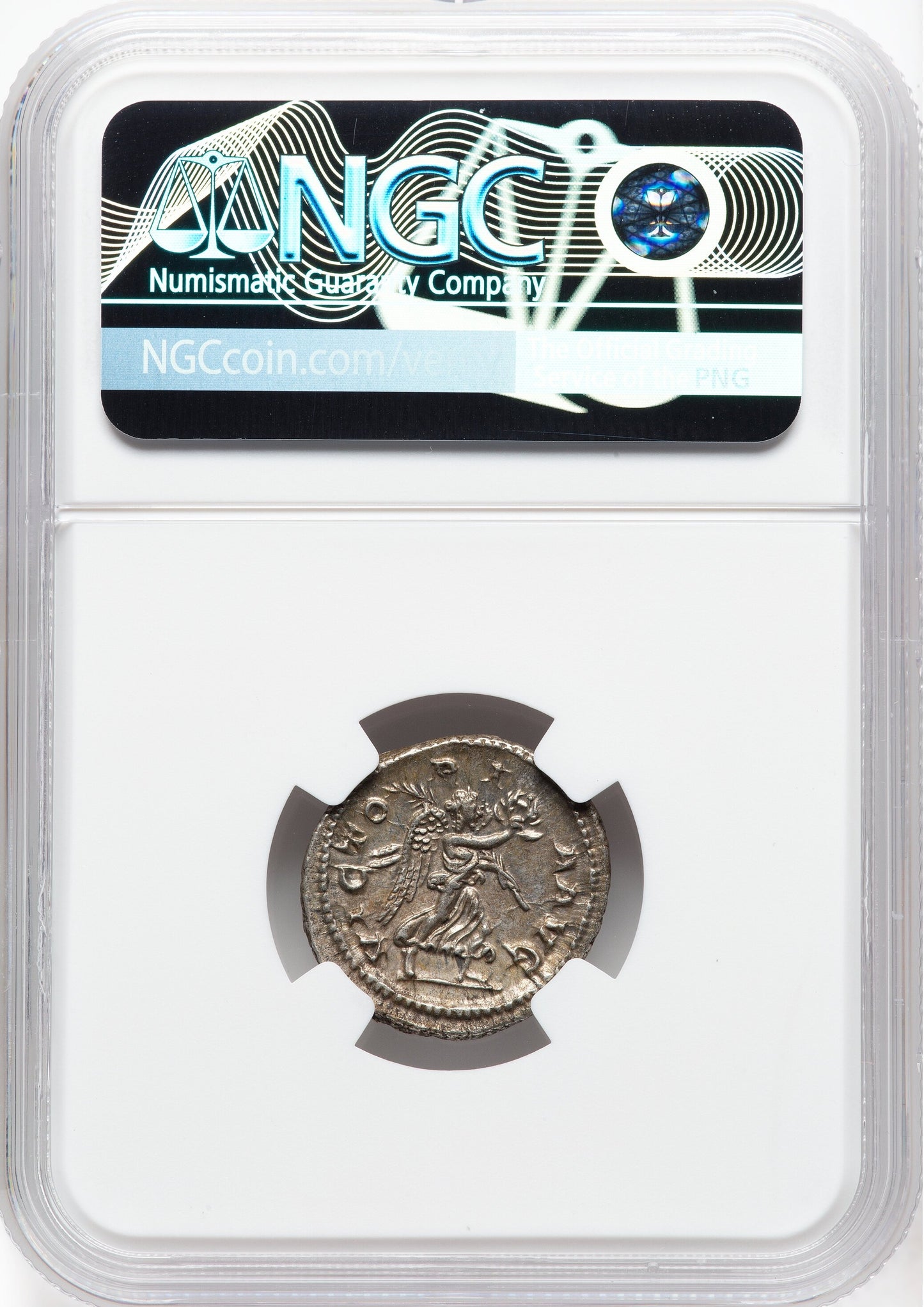 Roman Empire - Maximinus I - Silver Denarius - NGC XF