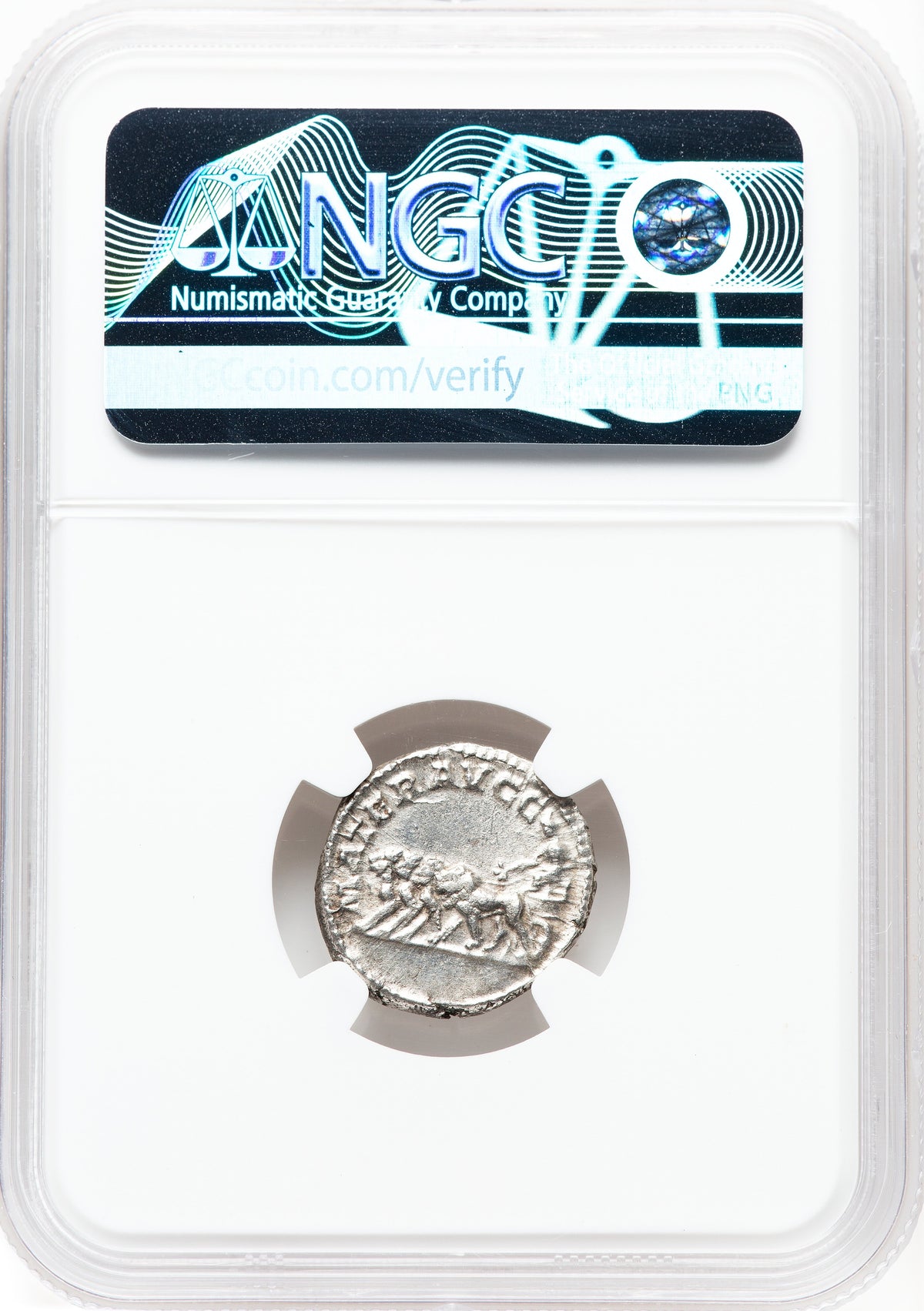 Roman Empire - Julia Domna - Silver Denarius - NGC AU - RIC:562