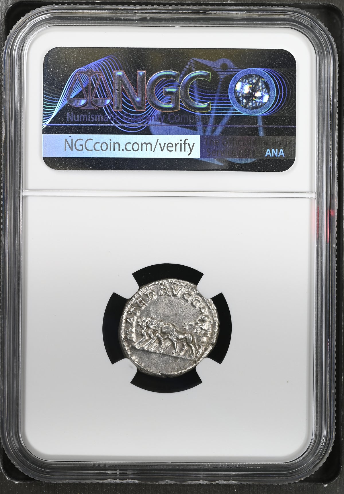 Roman Empire - Julia Domna - Silver Denarius - NGC AU - RIC:562