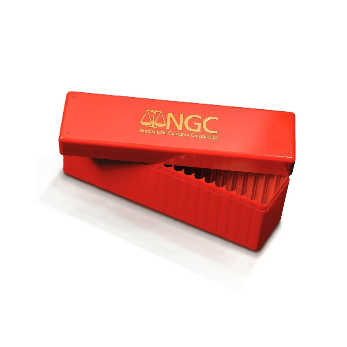 NGC Standard Coin Holder - Red- Display Box