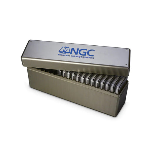 NGC Standard Coin Holder - Silver - Display Box