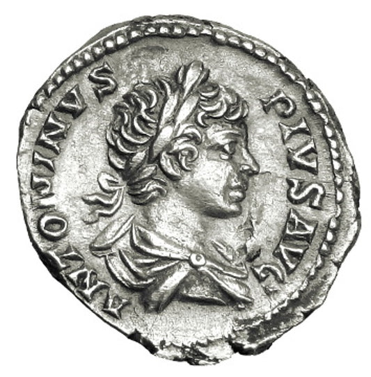 Roman Empire - Caracalla - Silver Denarius - NGC AU - RIC:149
