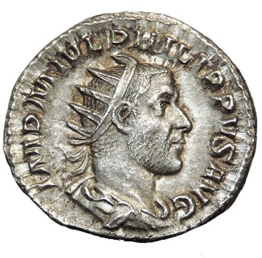 Roman Empire - Philip I - Silver Double-Denarius - NGC AU - RIC:2b