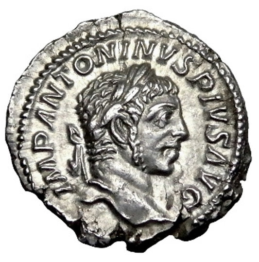 Roman Empire - Elagabalus - Silver Denarius - NGC Ch AU - RIC:161