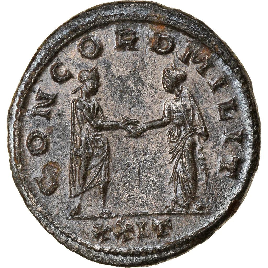 Roman Empire - Tacitus - Billon Aurelianianus - NGC Ch XF - Cohen:109