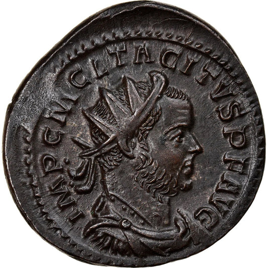 Roman Empire - Tacitus - Billon Aurelianianus - NGC Ch AU - RIC:48